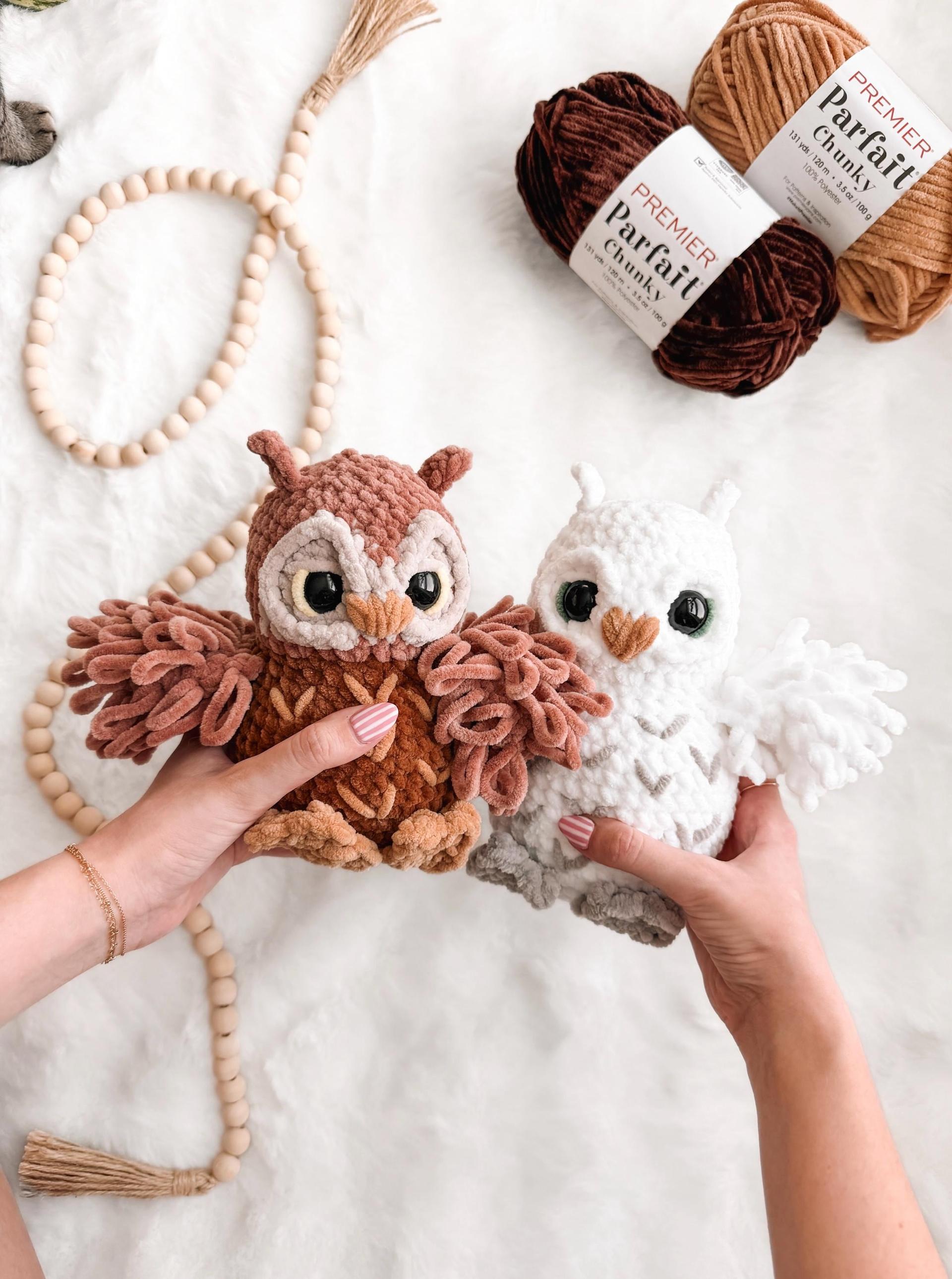 NO SEW Owl Crochet Pattern Snow Owl Amigurumi Pattern DIY Crochet Tutorial Owl Crochet Animal Patterns Amigurumi Pattern