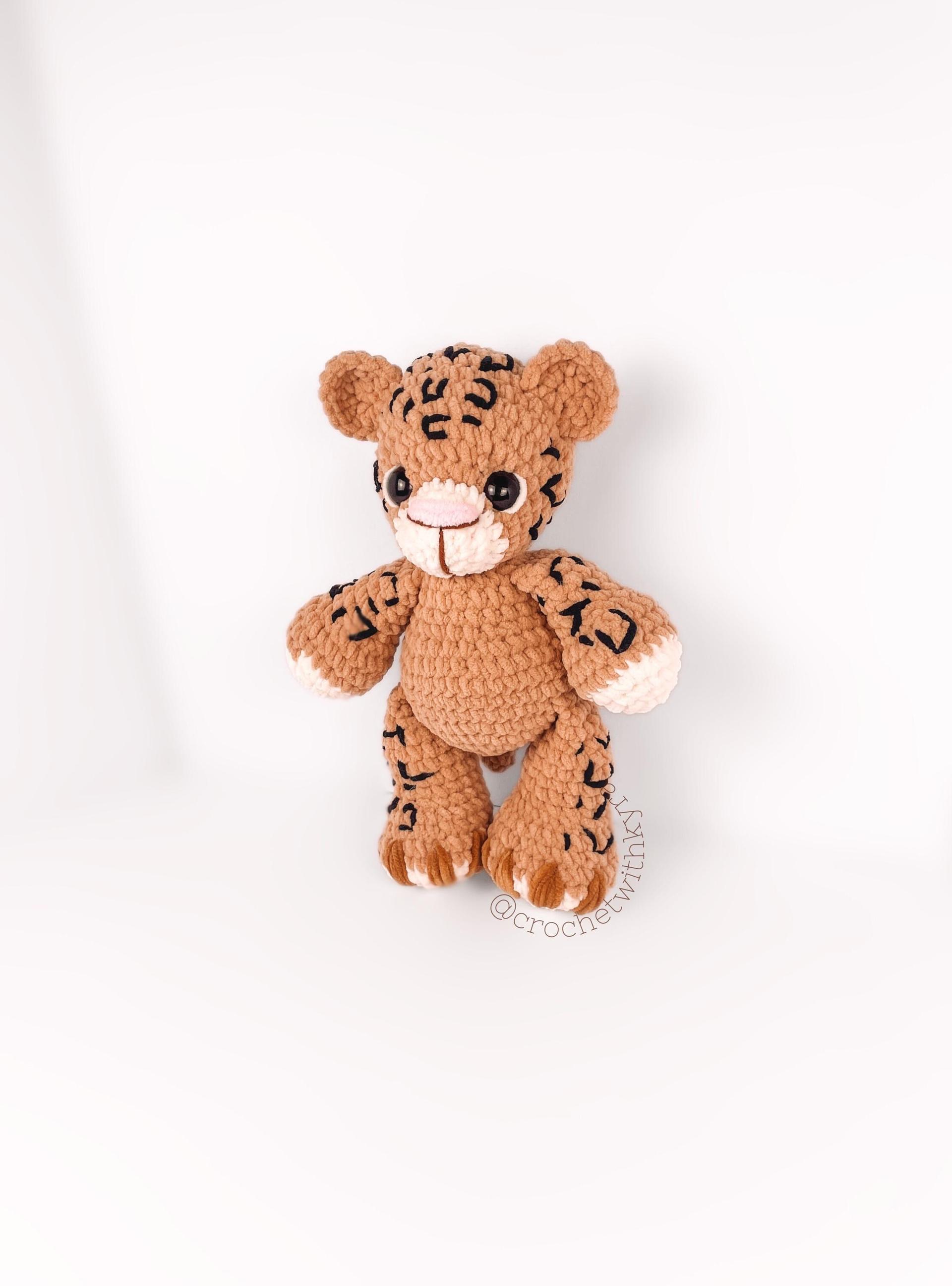 LEW SEW Cheetah Crochet Pattern Lion Amigurumi Pattern Safari Animal Crochet Handmade Toy tiger Crochet DIY Crochet Tutorial pdf Amigurumi thumbnail 9