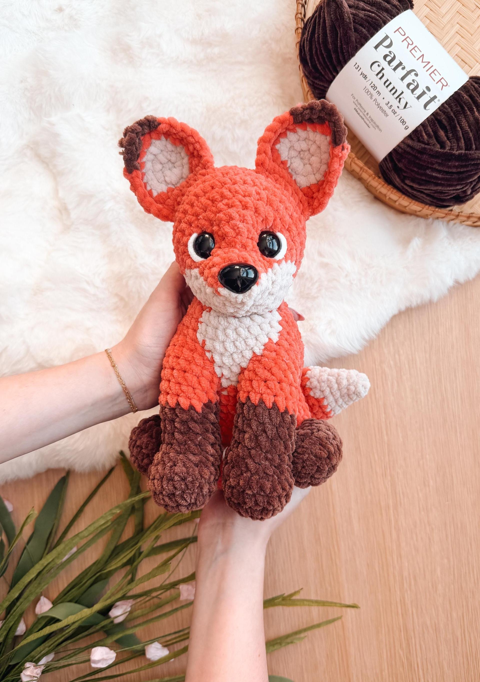 LOW SEW Fox Crochet Pattern Wolf Amigurumi Pattern Woodland Animal Crochet Handmade Toy Fox Crochet DIY Crochet Tutorial pdf Amigurumi thumbnail 2