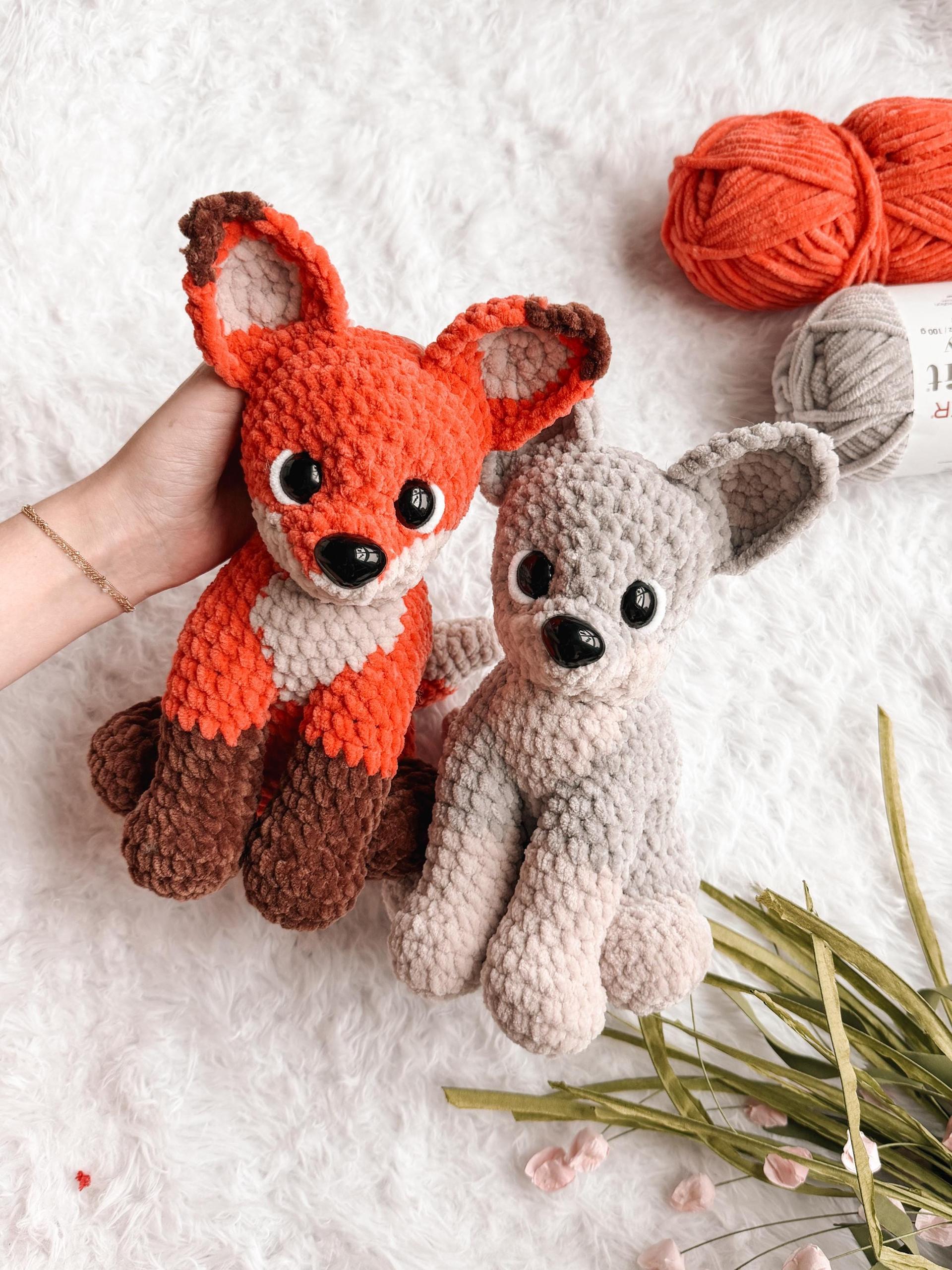 LOW SEW Fox Crochet Pattern Wolf Amigurumi Pattern Woodland Animal Crochet Handmade Toy Fox Crochet DIY Crochet Tutorial pdf Amigurumi thumbnail 5