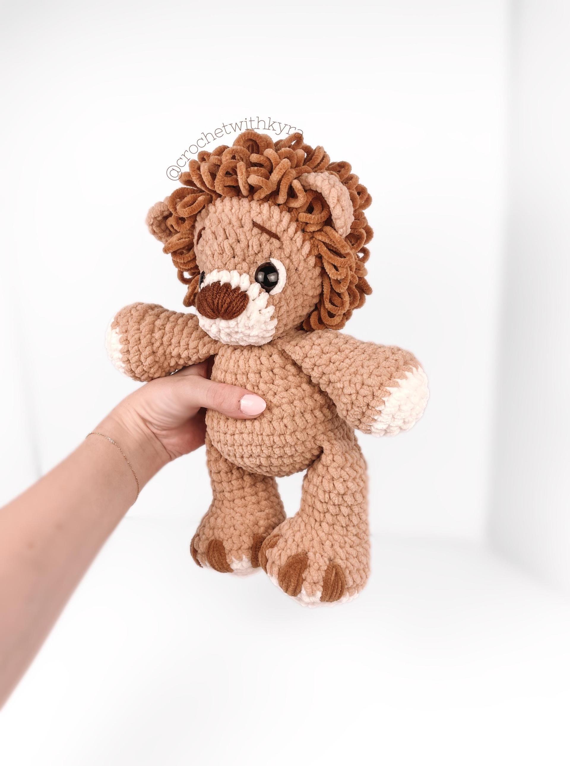 LOW SEW Lion Crochet Pattern Lion Amigurumi Pattern Safari Animal Crochet Handmade Toy tiger Crochet DIY Crochet Tutorial pdf Amigurumi thumbnail 7
