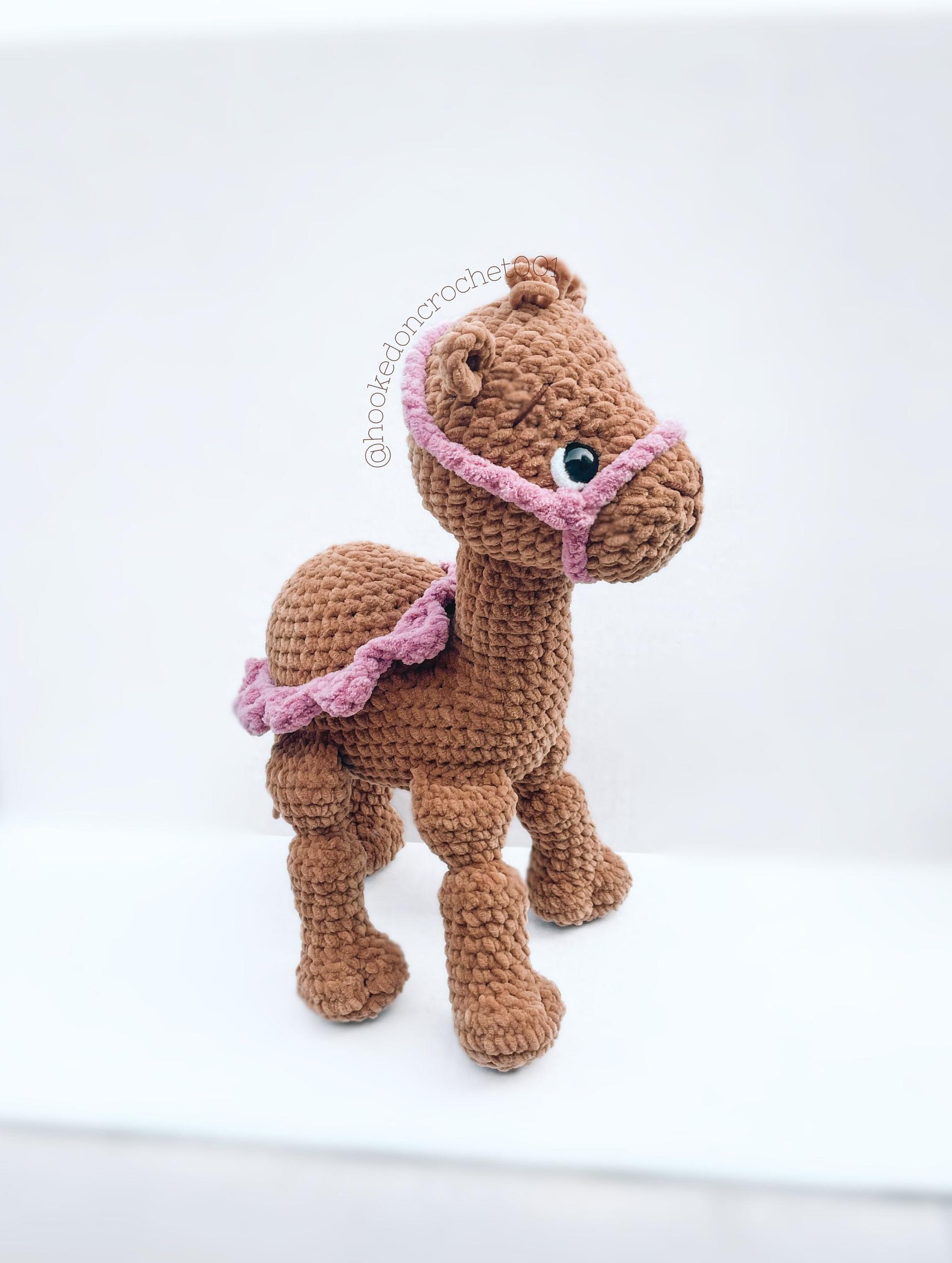 LOW SEW Camel Crochet Pattern Camel Amigurumi Pattern DIY Crochet Tutorial Camel Crochet Animal Patterns Amigurumi Horse Pattern Camel thumbnail 3