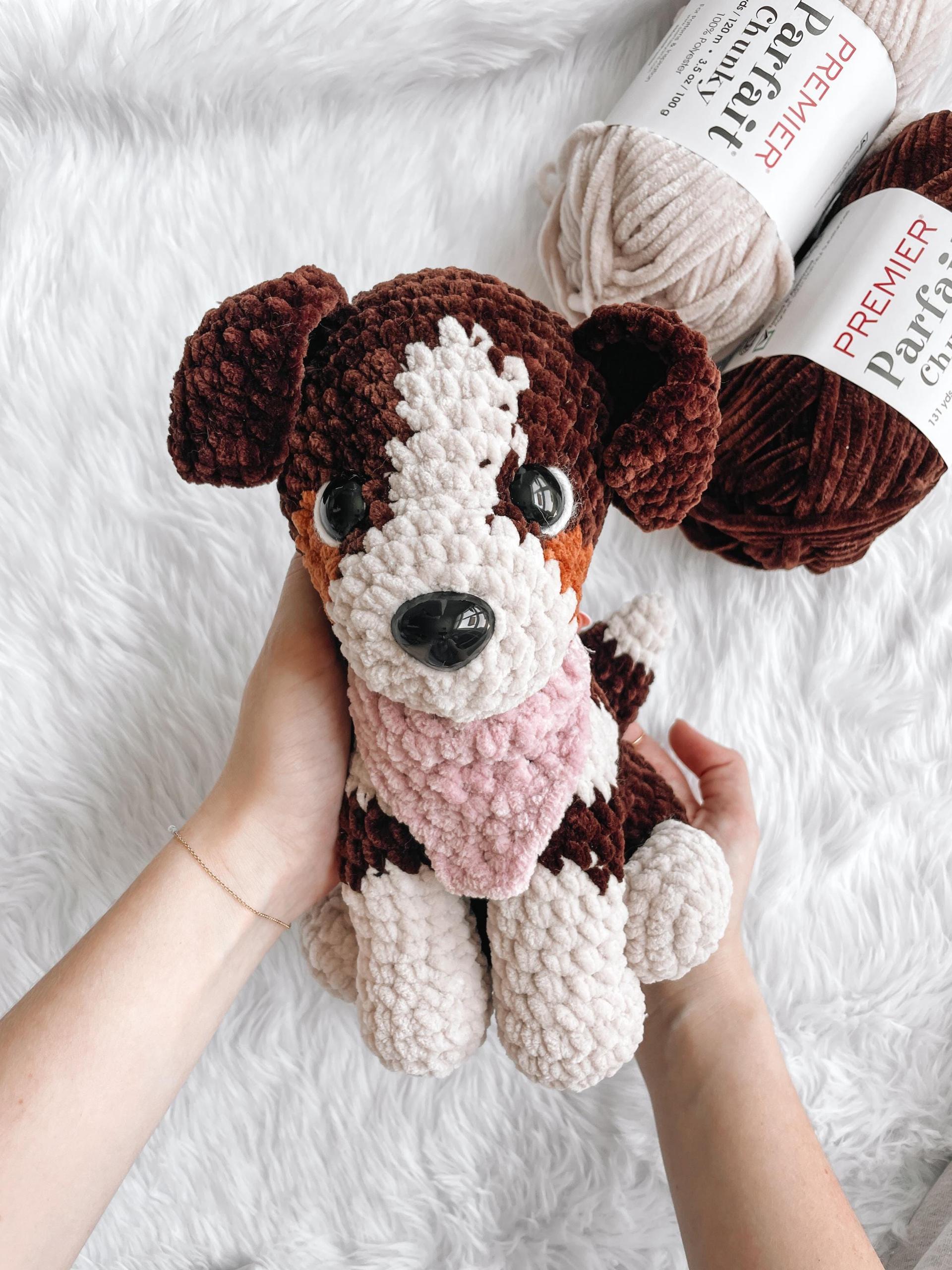 LOW SEW Border Collie Crochet Pattern Dog Amigurumi Pattern DIY Crochet Tutorial Puppy Crochet Animal Patterns Amigurumi Dog Pattern Puppy thumbnail 7