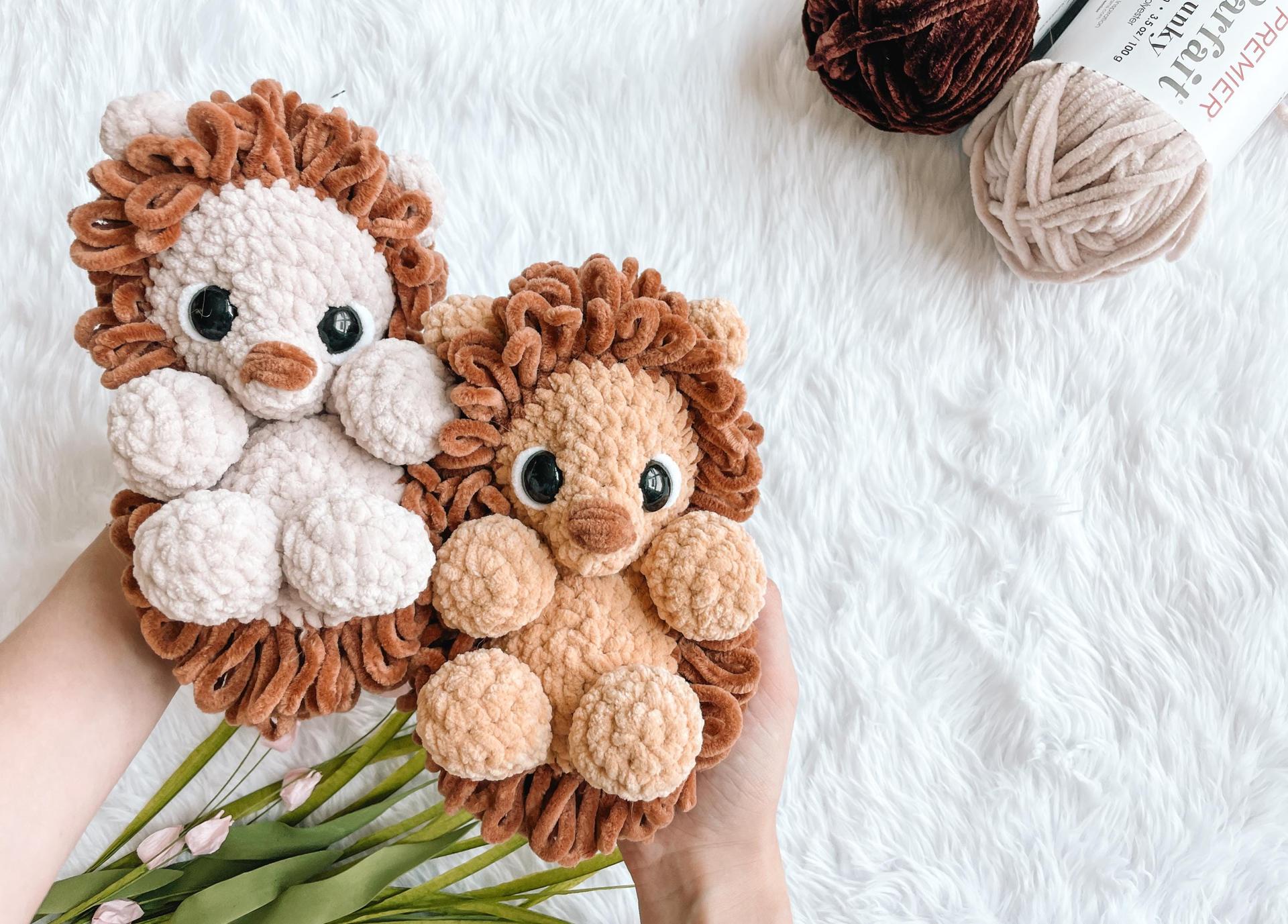 LOW SEW Hedgehog Crochet Pattern Hedgehog Amigurumi Pattern DIY Crochet Tutorial Porcupine Crochet Animal Patterns Amigurumi Pattern thumbnail 4