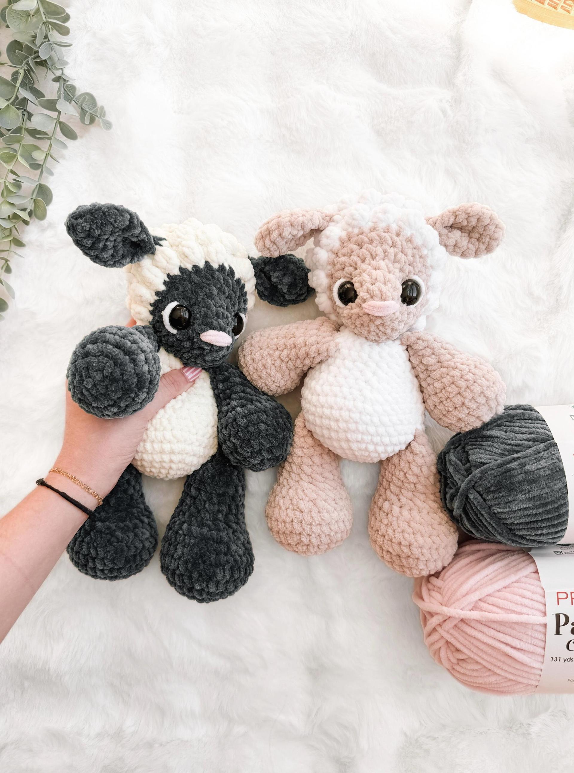 LOW SEW Sheep Amigurumi Crochet Pattern, DIY Plushie (pdf Pattern) thumbnail 6