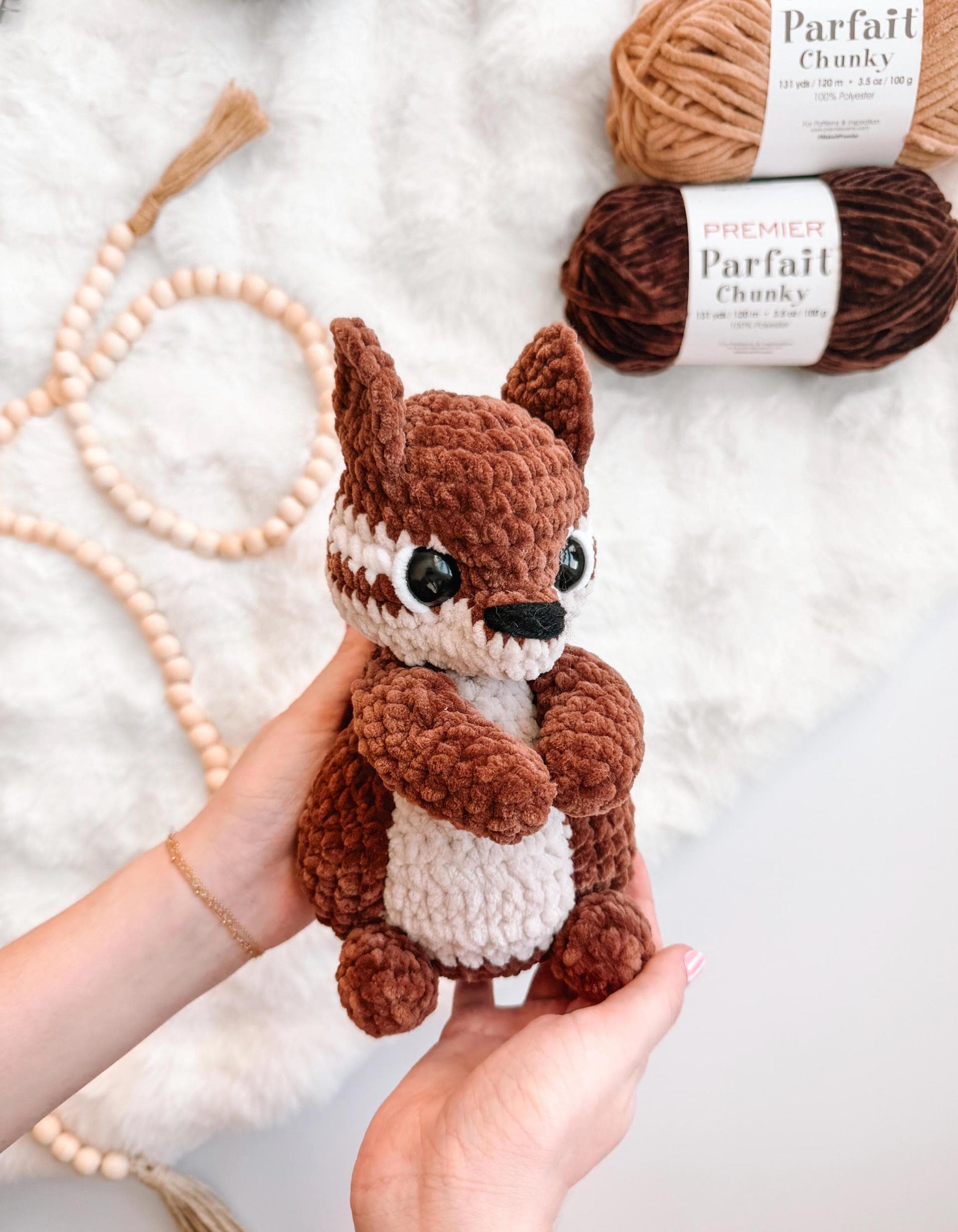 LOW SEW Squirrel Crochet Amigurumi Pattern, diy Chipmunk (PDF Pattern Only) thumbnail 5