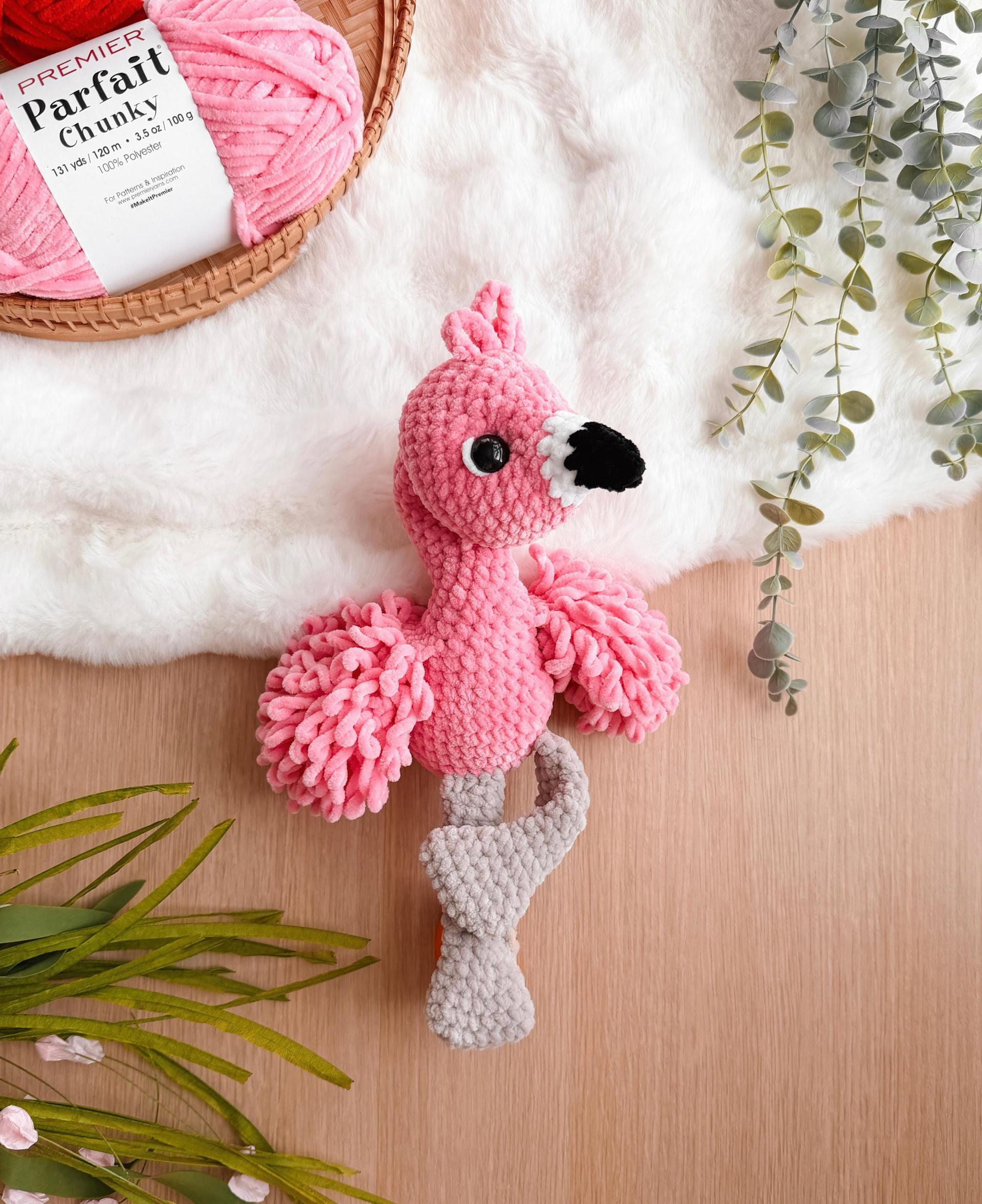 Flamingo Crochet Pattern Flamingo Amigurumi Pattern DIY Crochet Tutorial Flamingo Crochet Animal Pattern Amigurumi Plushie Cute Toy Duck