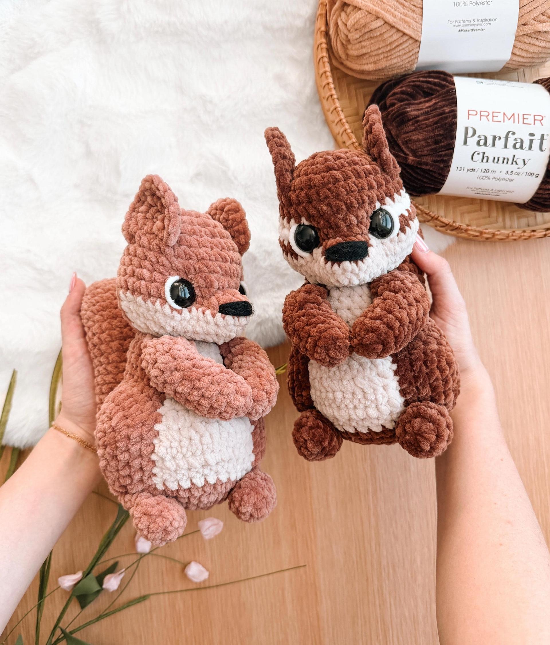LOW SEW Squirrel Crochet Amigurumi Pattern, diy Chipmunk (PDF Pattern Only) thumbnail 7