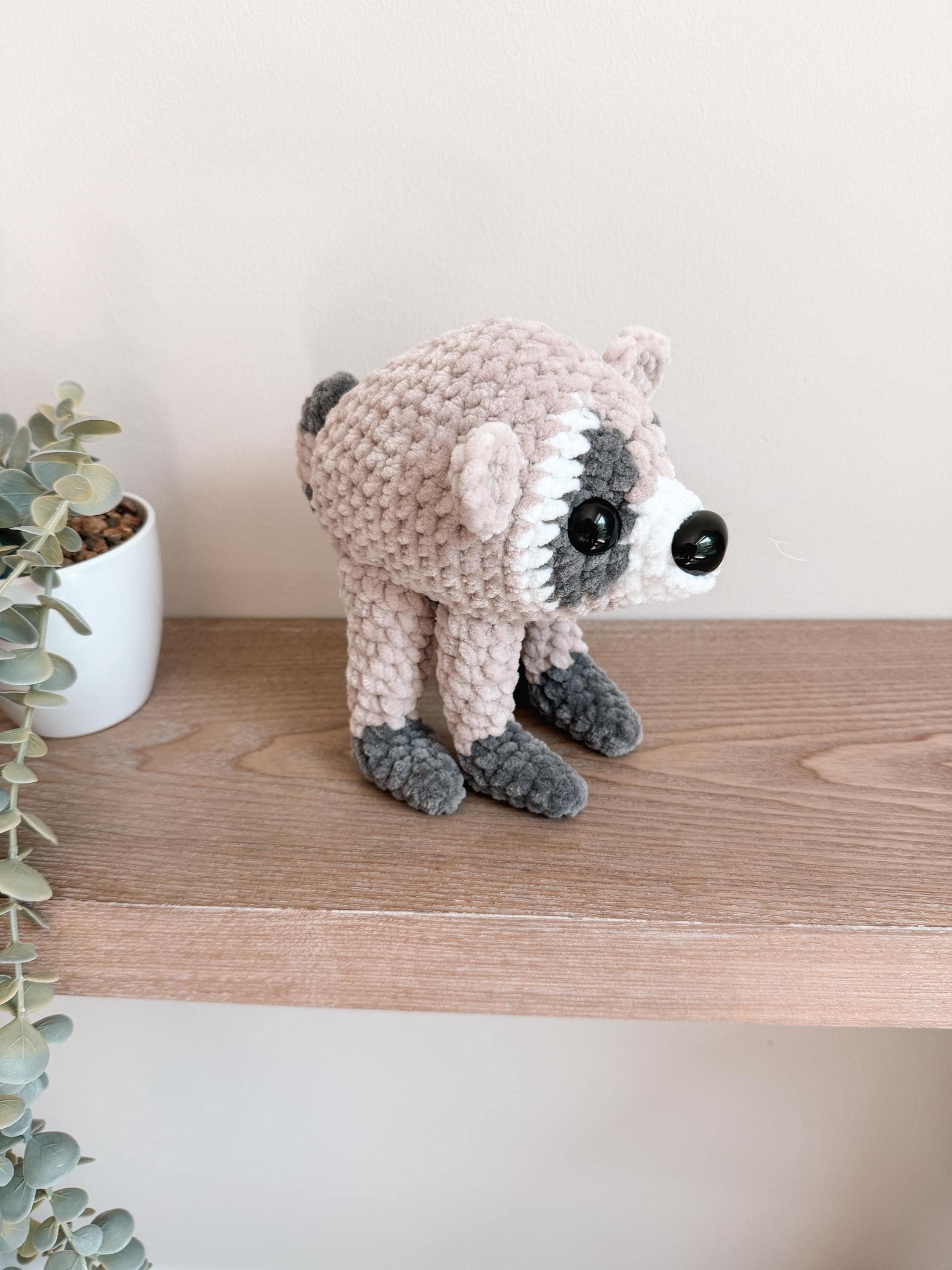 Jimothy Crochet Pattern, Amigurumi Animal diy, Jimothy the Raccoon (PDF Tutorial) thumbnail 5