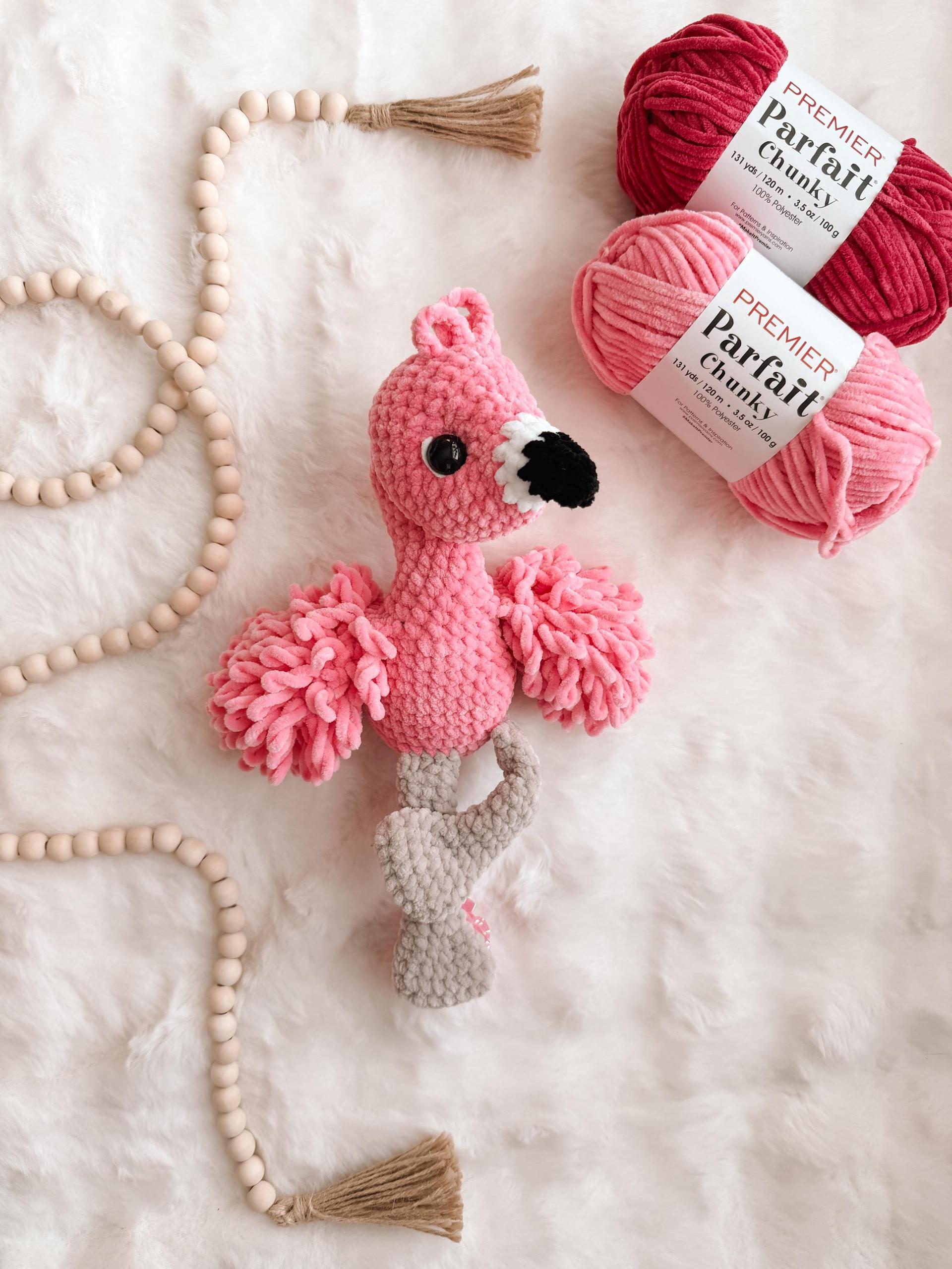 Flamingo Crochet Pattern Flamingo Amigurumi Pattern DIY Crochet Tutorial Flamingo Crochet Animal Pattern Amigurumi Plushie Cute Toy Duck thumbnail 8