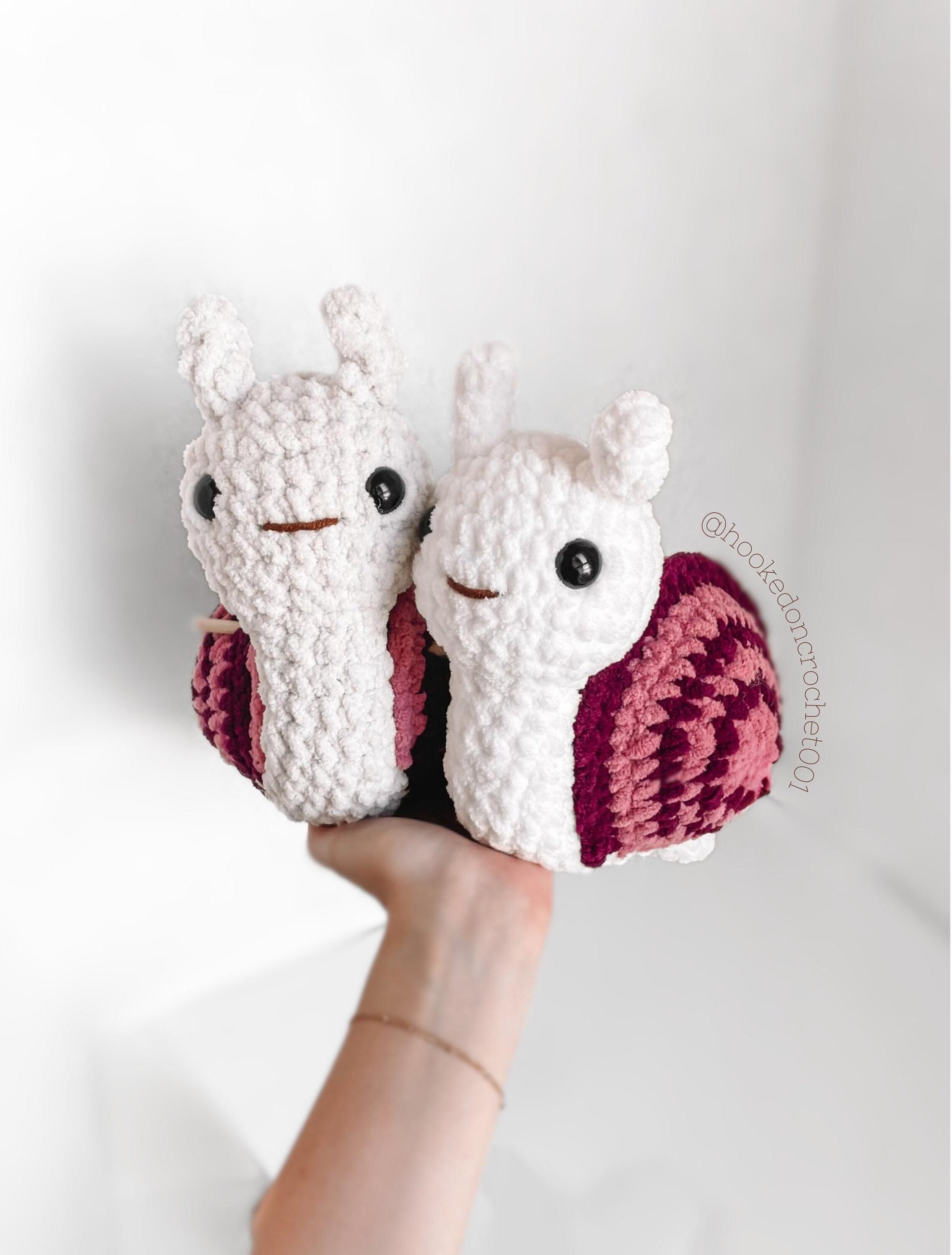 Snail Crochet Pattern Snail Amigurumi Pattern DIY Crochet Tutorial Snail Crochet Animal Patterns Amigurumi Snail Plushie Cute Toy Slug