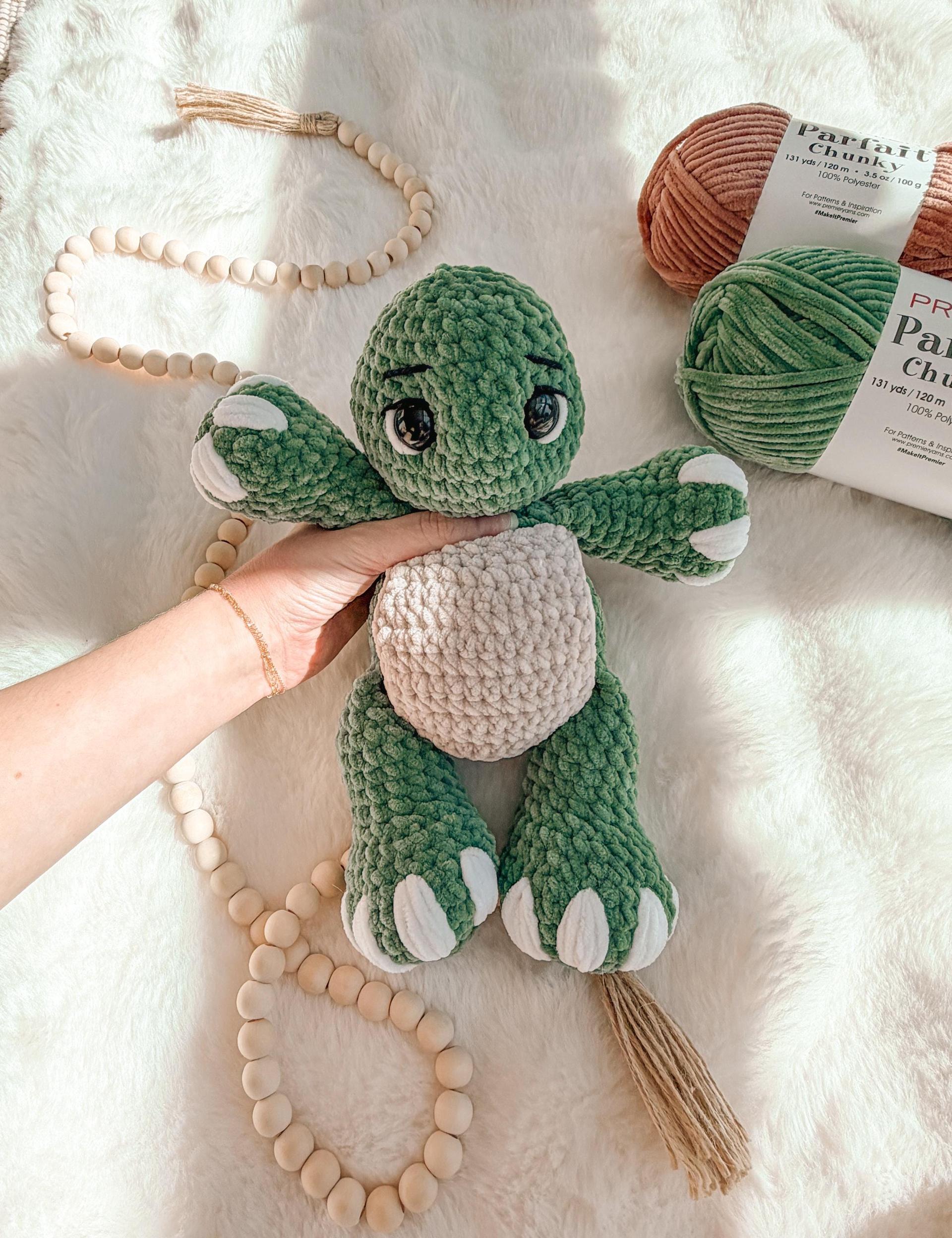 NO SEW Turtle Crochet Pattern Turtle Amigurumi Pattern DIY Crochet Tutorial thumbnail 2