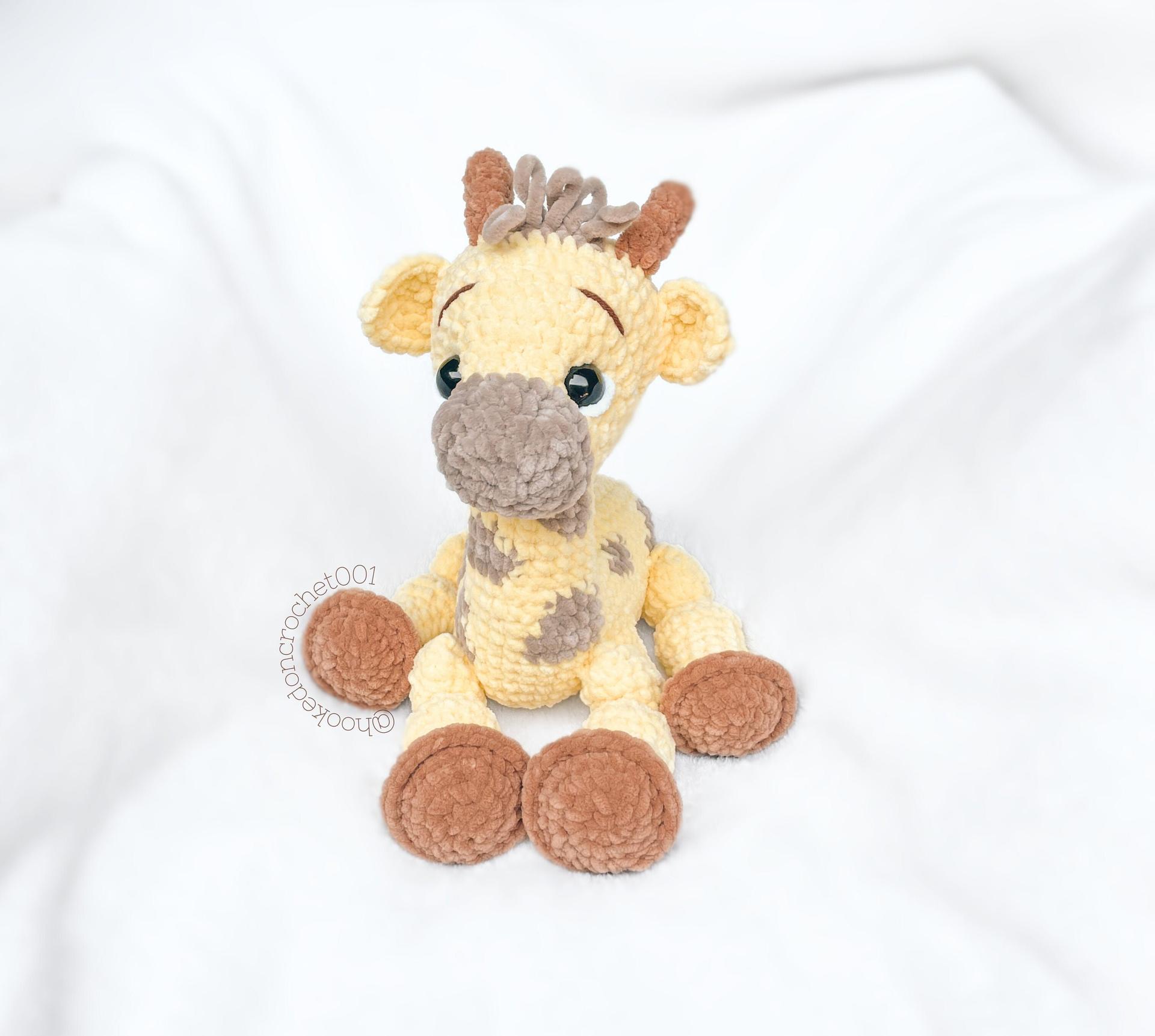 LOW SEW Giraffe Crochet Pattern Giraffe Amigurumi Pattern DIY Crochet Tutorial Giraffe Crochet Animal Patterns Amigurumi Zoo Pattern thumbnail 3