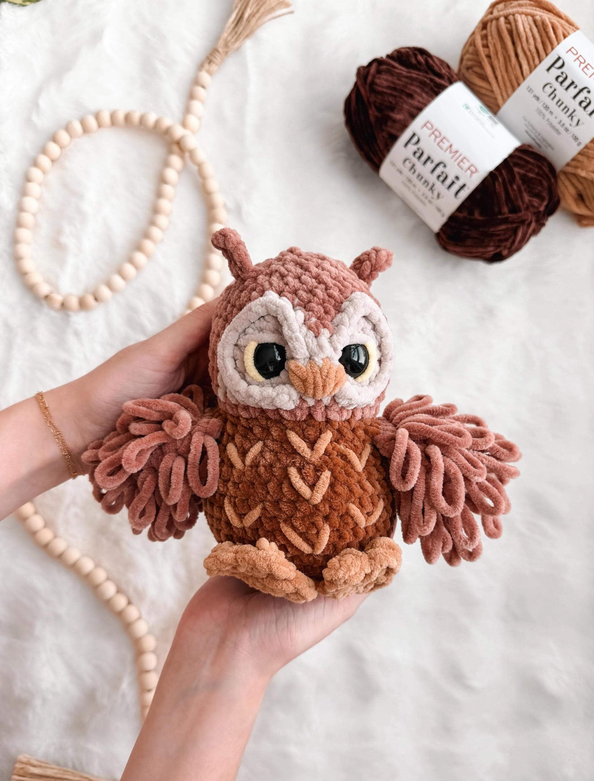 NO SEW Owl Crochet Pattern Snow Owl Amigurumi Pattern DIY Crochet Tutorial Owl Crochet Animal Patterns Amigurumi Pattern thumbnail 5