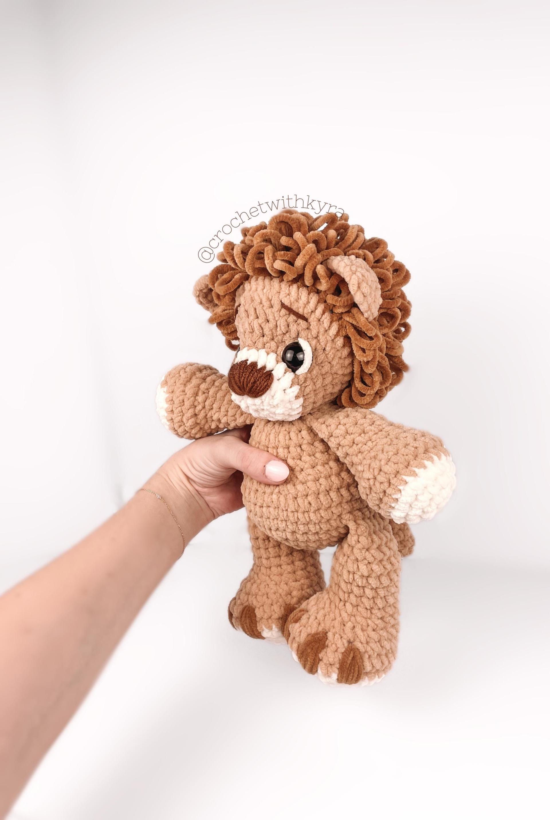 LOW SEW Lion Crochet Pattern Lion Amigurumi Pattern Safari Animal Crochet Handmade Toy tiger Crochet DIY Crochet Tutorial pdf Amigurumi thumbnail 9