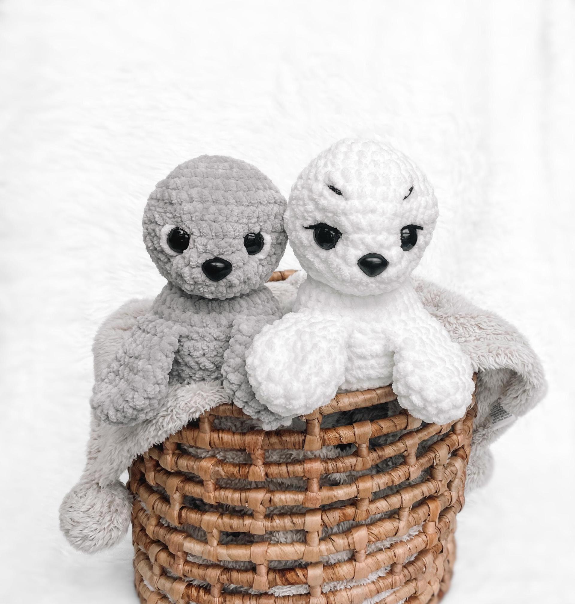 NO SEW Seal Crochet Pattern Seal Amigurumi Pattern Sea Animal Crochet Handmade Toy Whale Crochet DIY Crochet Tutorial Amigurumi Instructions