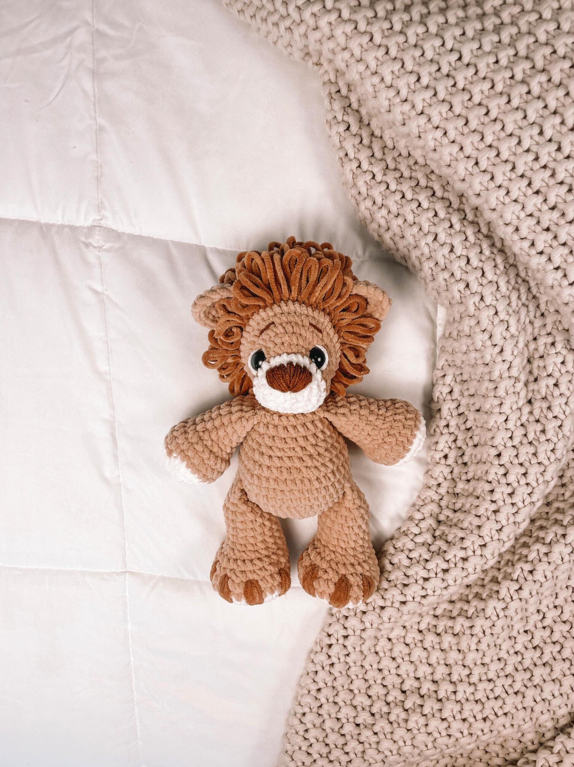 LOW SEW Lion Crochet Pattern Lion Amigurumi Pattern Safari Animal Crochet Handmade Toy tiger Crochet DIY Crochet Tutorial pdf Amigurumi thumbnail 5