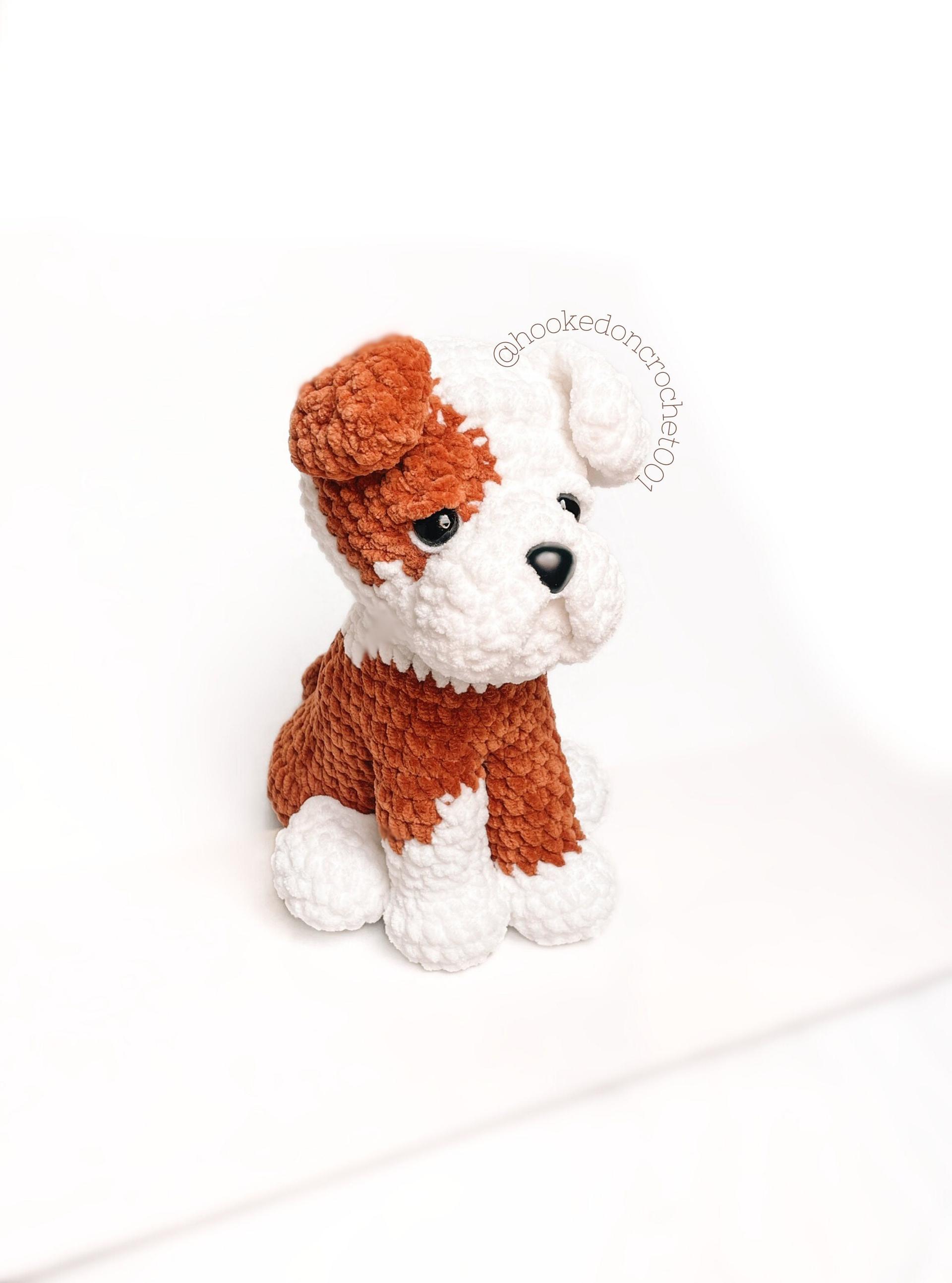 LOW SEW Bulldog Crochet Pattern Boxer Amigurumi Pattern Crochet Tutorial Puppy Crochet Animal Patterns Amigurumi Dog Pattern Puppy Crochet thumbnail 6