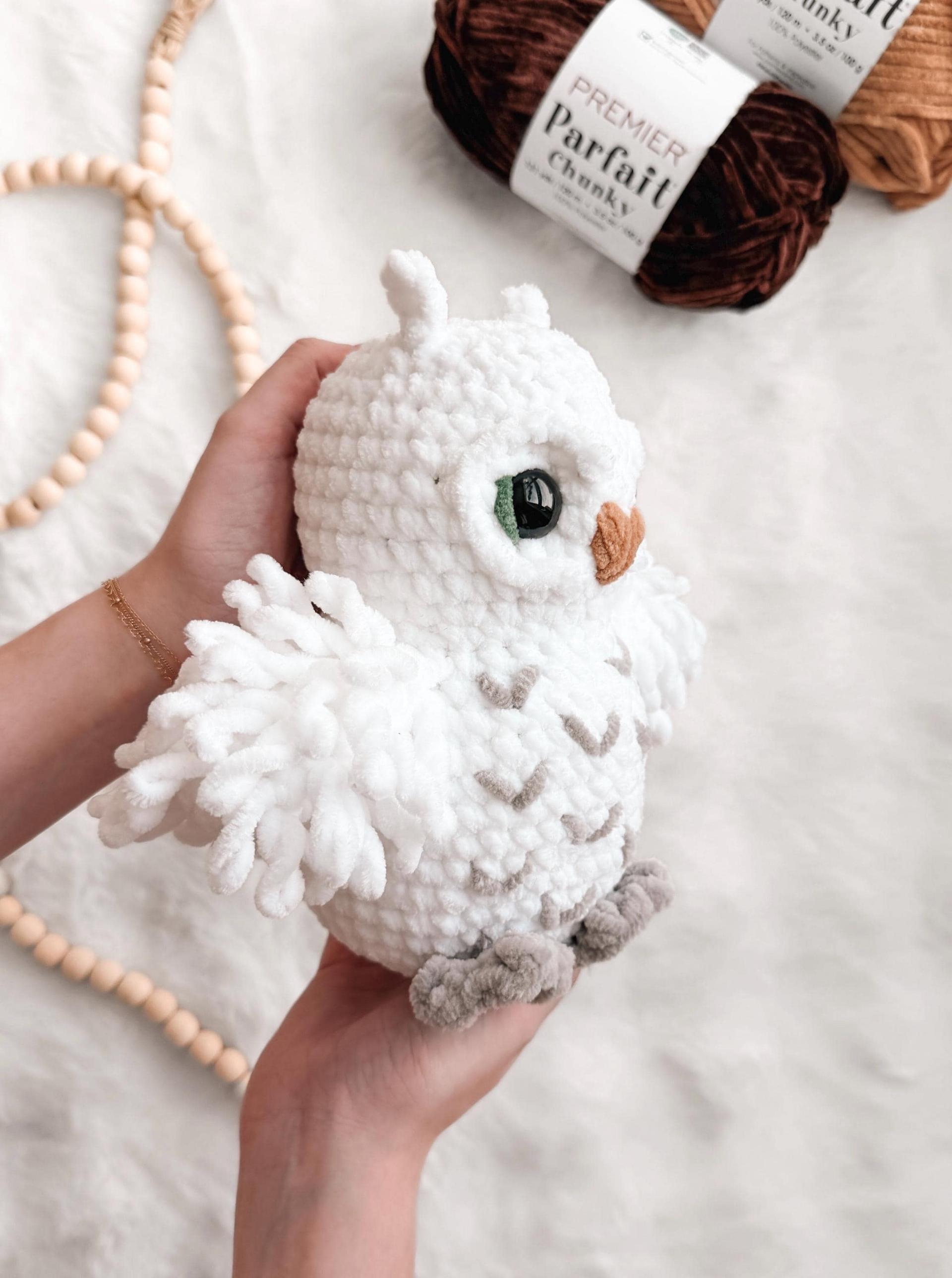 NO SEW Owl Crochet Pattern Snow Owl Amigurumi Pattern DIY Crochet Tutorial Owl Crochet Animal Patterns Amigurumi Pattern thumbnail 3