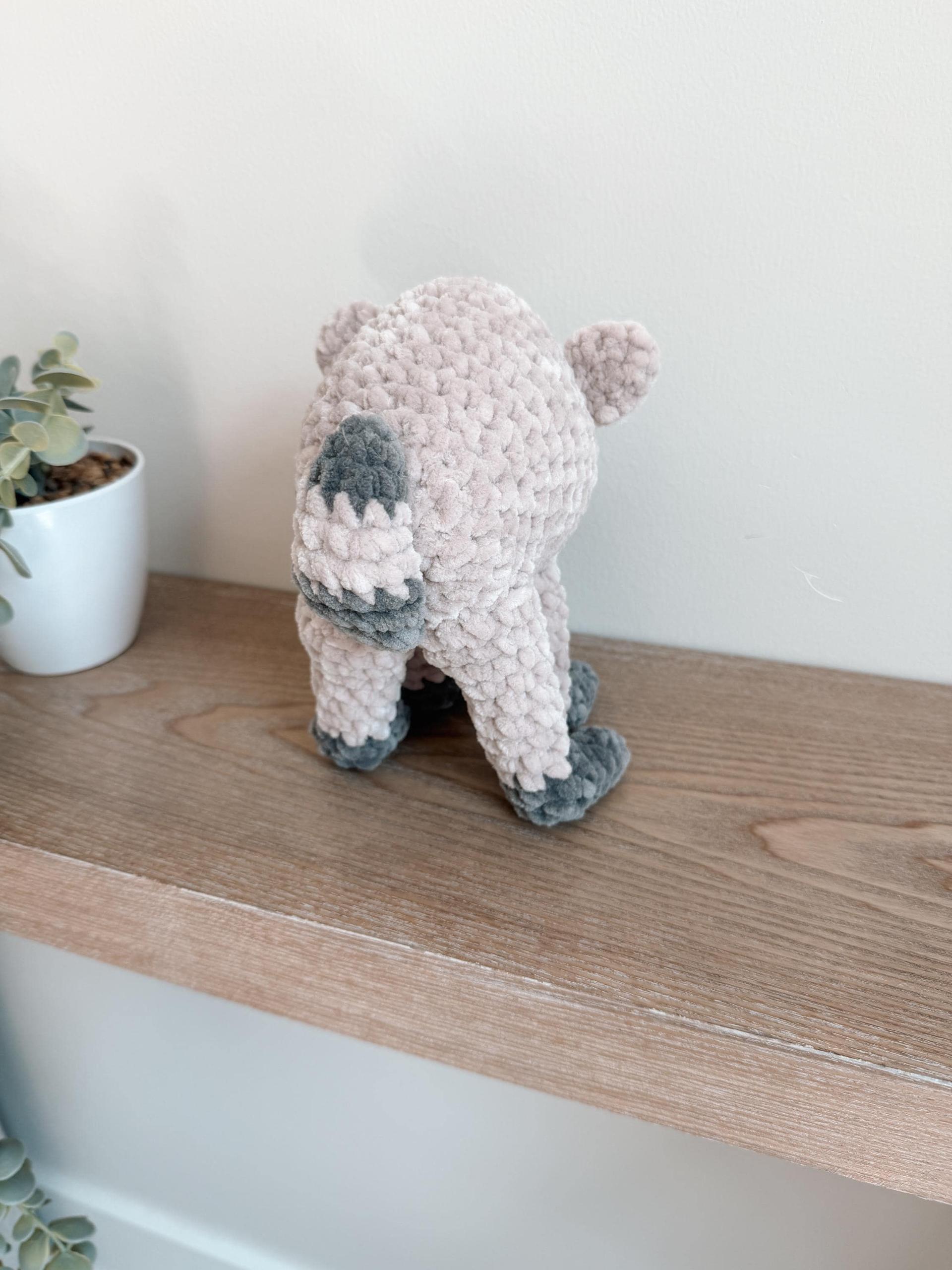 Jimothy Crochet Pattern, Amigurumi Animal diy, Jimothy the Raccoon (PDF Tutorial) thumbnail 2