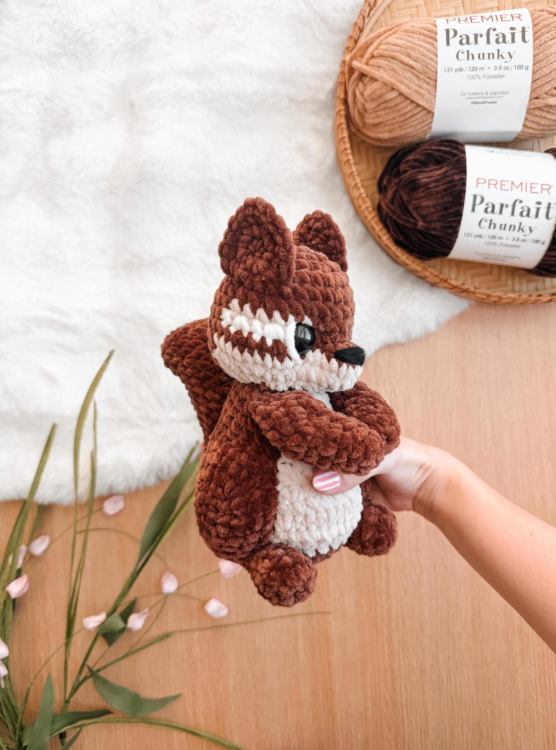 LOW SEW Squirrel Crochet Amigurumi Pattern, diy Chipmunk (PDF Pattern Only) thumbnail 8