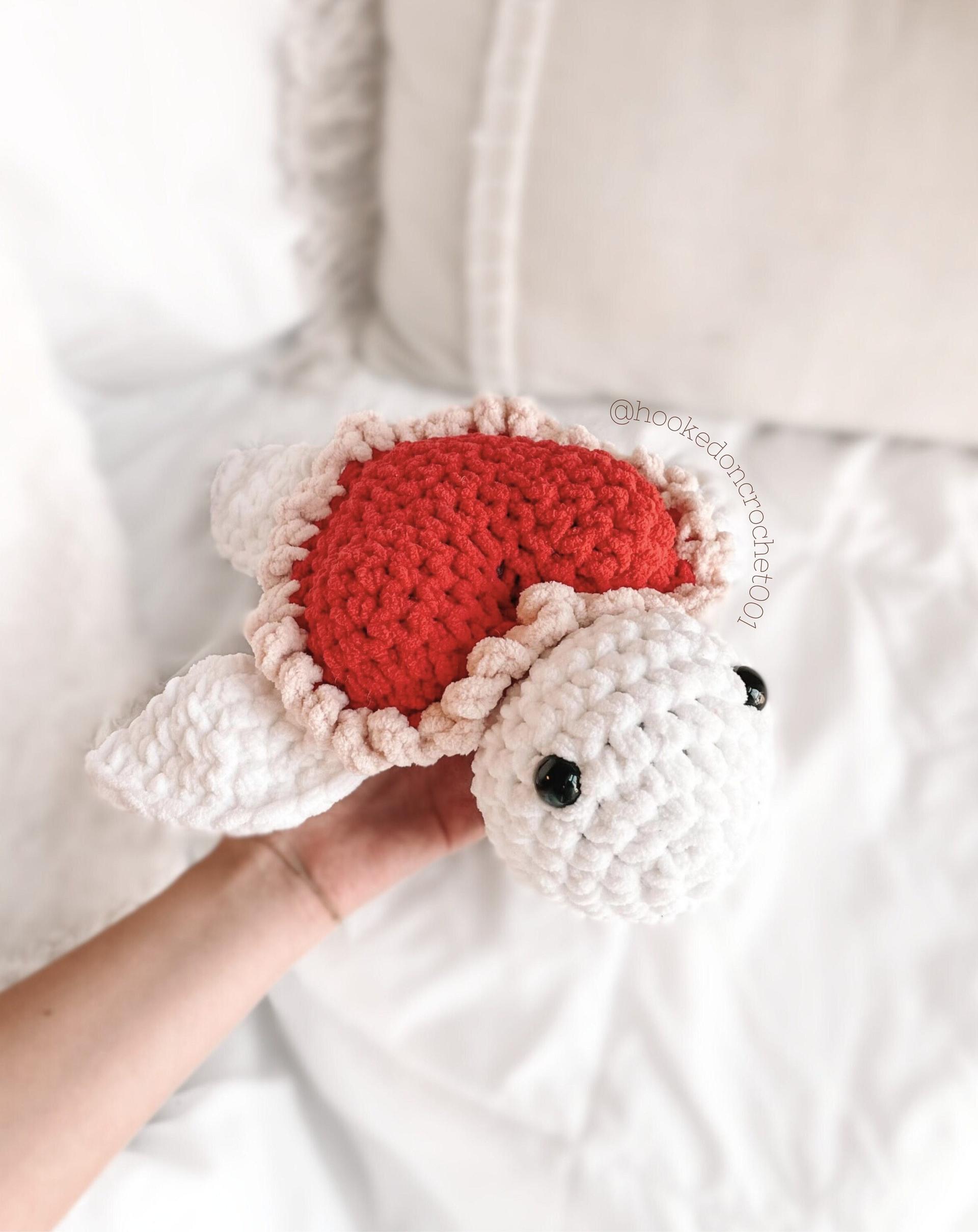 Turtle Crochet Pattern Valentines Day Amigurumi Valentine Pattern Crochet Animal Sunflower Turtle DIY Crochet Tutorial Stuffed Heart Pattern thumbnail 4