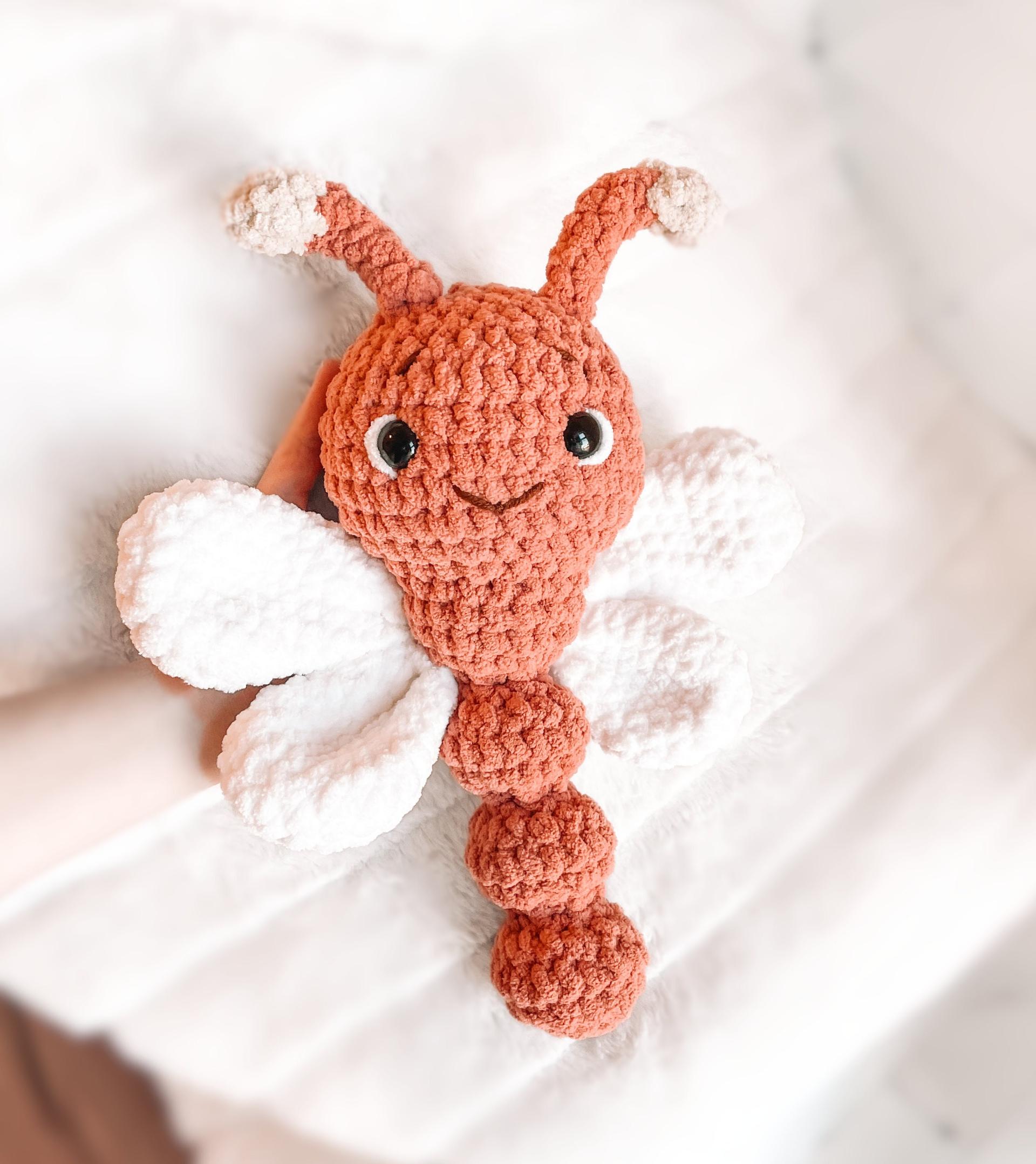 Low Sew Dragonfly Crochet Pattern Insect Amigurumi Pattern DIY Crochet Tutorial Bug Crochet Animal Patterns Amigurumi Dragonfly Bug thumbnail 2