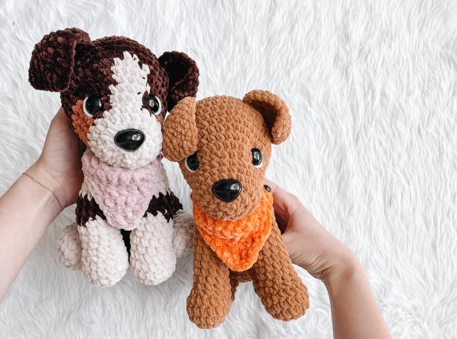 LOW SEW Labrador Crochet Pattern Golden Retriver Amigurumi Pattern Crochet Tutorial Puppy Crochet Animal Patterns Amigurumi Pattern Puppy thumbnail 6