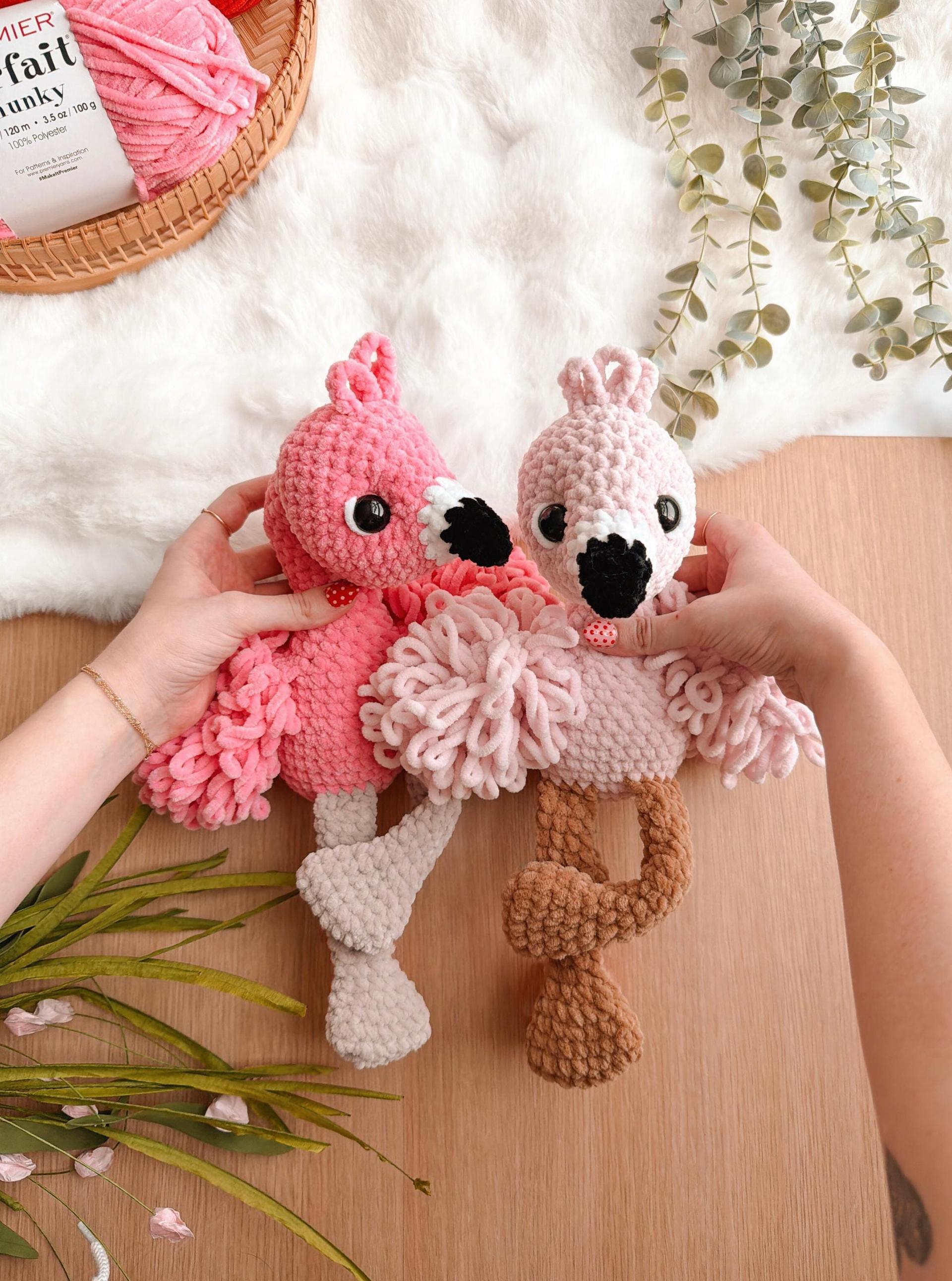 Flamingo Crochet Pattern Flamingo Amigurumi Pattern DIY Crochet Tutorial Flamingo Crochet Animal Pattern Amigurumi Plushie Cute Toy Duck thumbnail 2