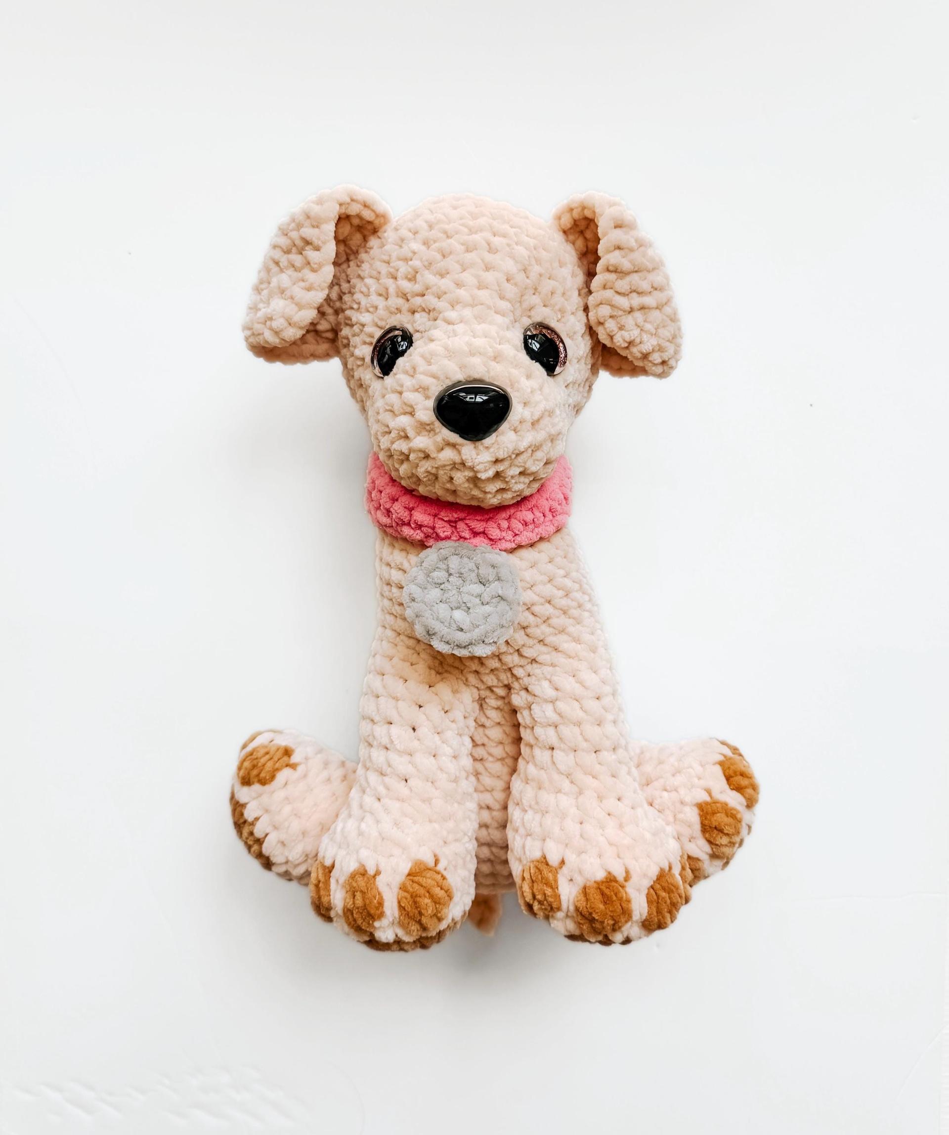 LOW SEW Labrador Crochet Pattern Golden Retriver Amigurumi Pattern Crochet Tutorial Puppy Crochet Animal Patterns Amigurumi Pattern Puppy