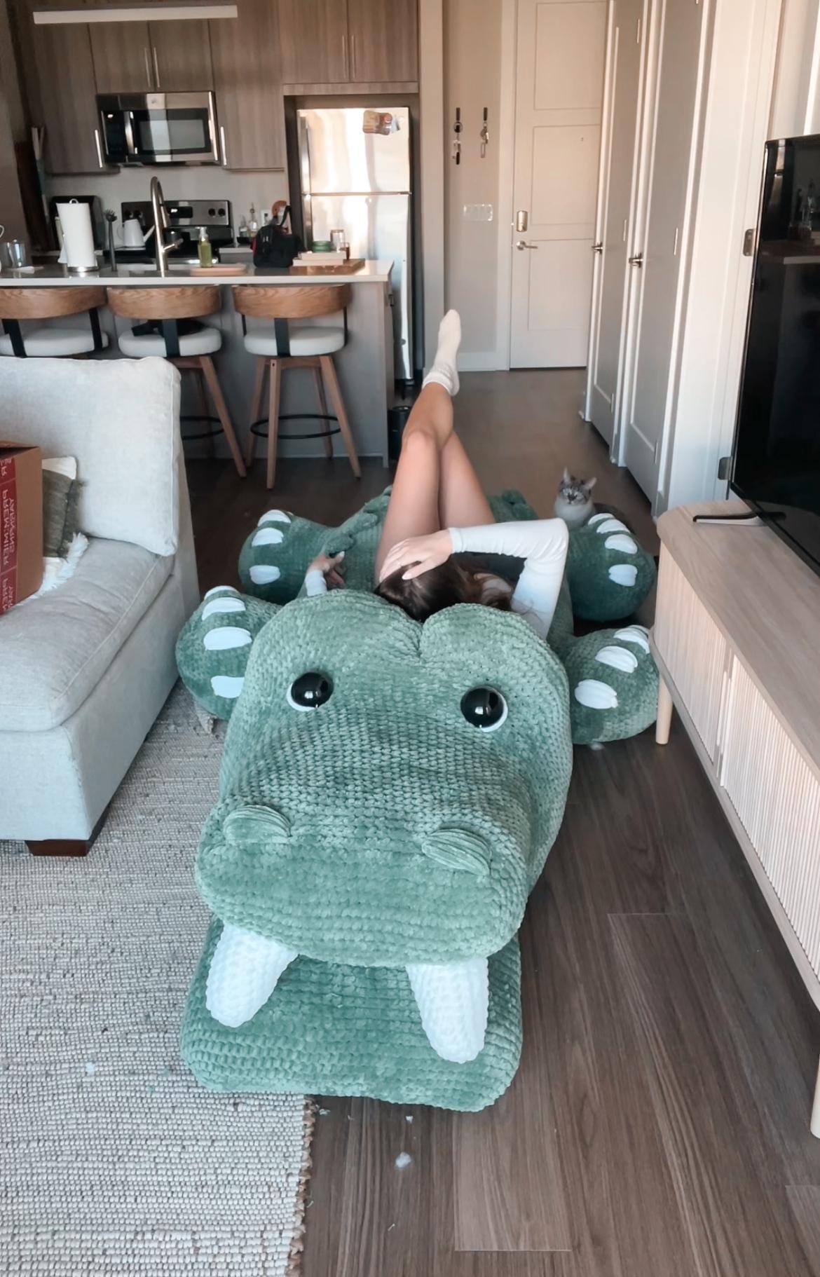 LOW SEW Massive Crocodile Crochet Pattern Alligator Amigurumi Pattern DIY Crochet Tutorial Croc Crochet Animal Patterns Amigurumi Pattern