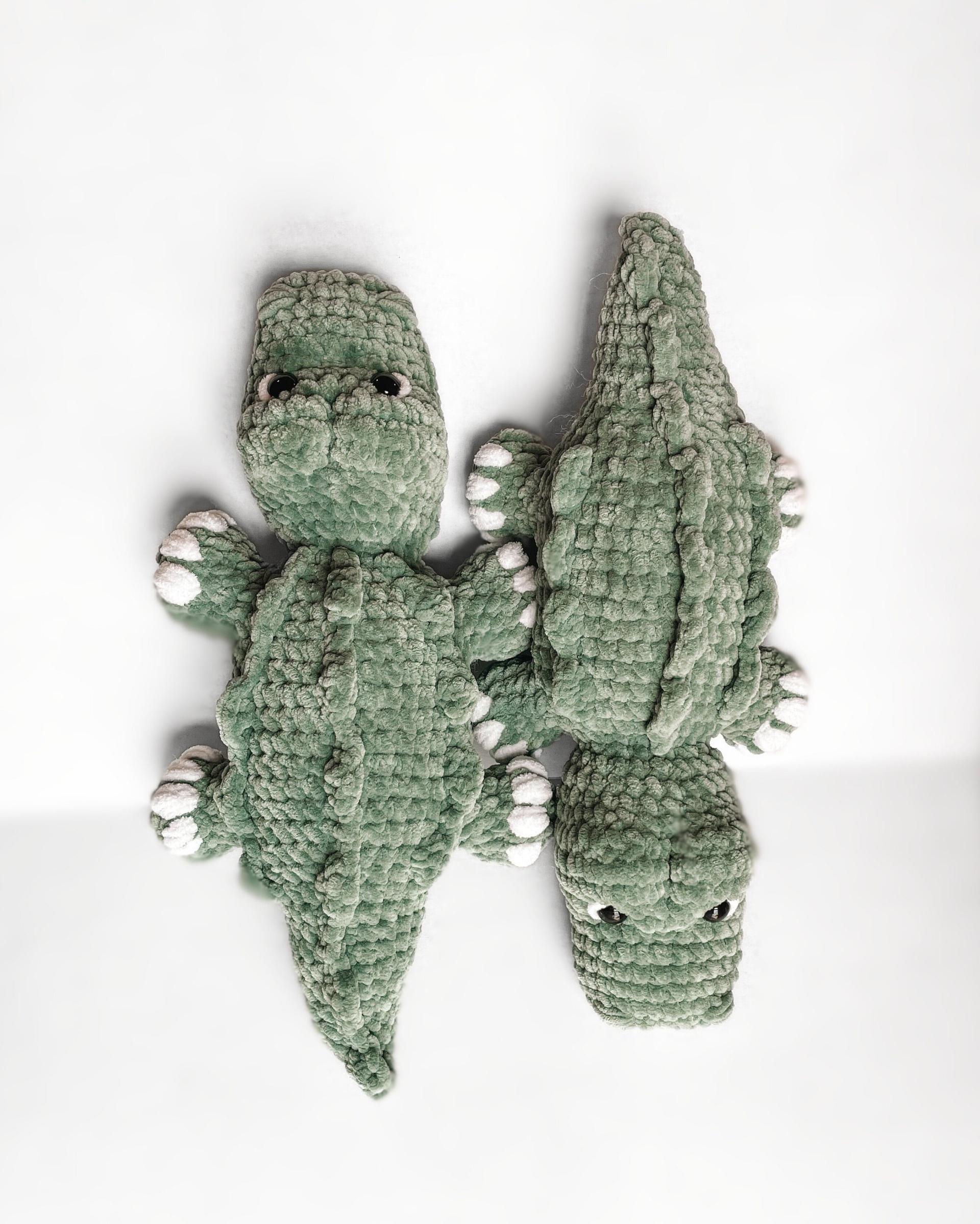 NO SEW Alligator Crochet Pattern Crocodile Amigurumi Pattern DIY Crochet Tutorial Alligator Crochet Animal Patterns Amigurumi Alligator thumbnail 6
