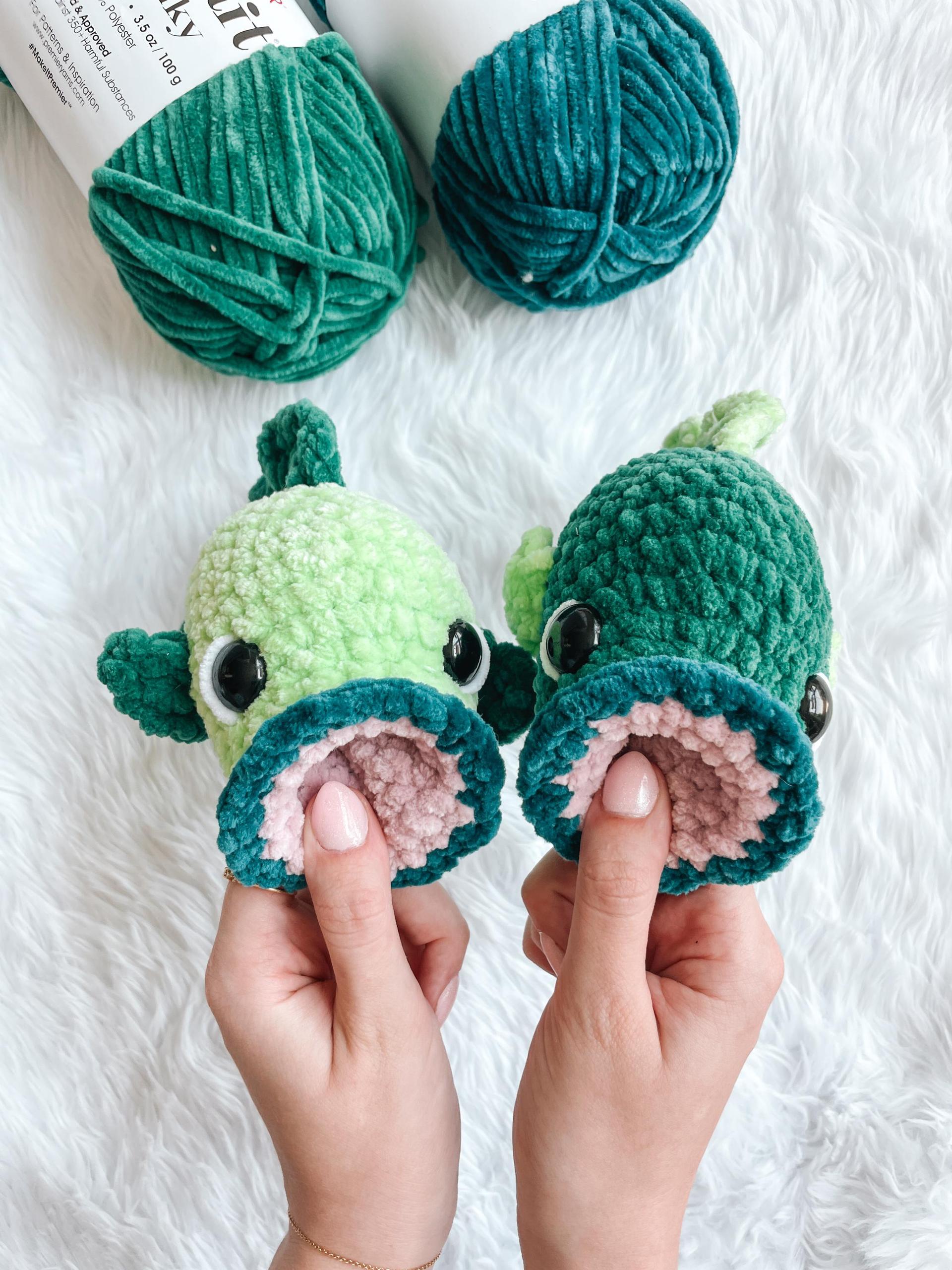NO SEW Bass Fish Crochet Pattern Bass Amigurumi Pattern DIY Crochet Tutorial Fish Crochet Animal Patterns Amigurumi Pattern Bass Fish thumbnail 4