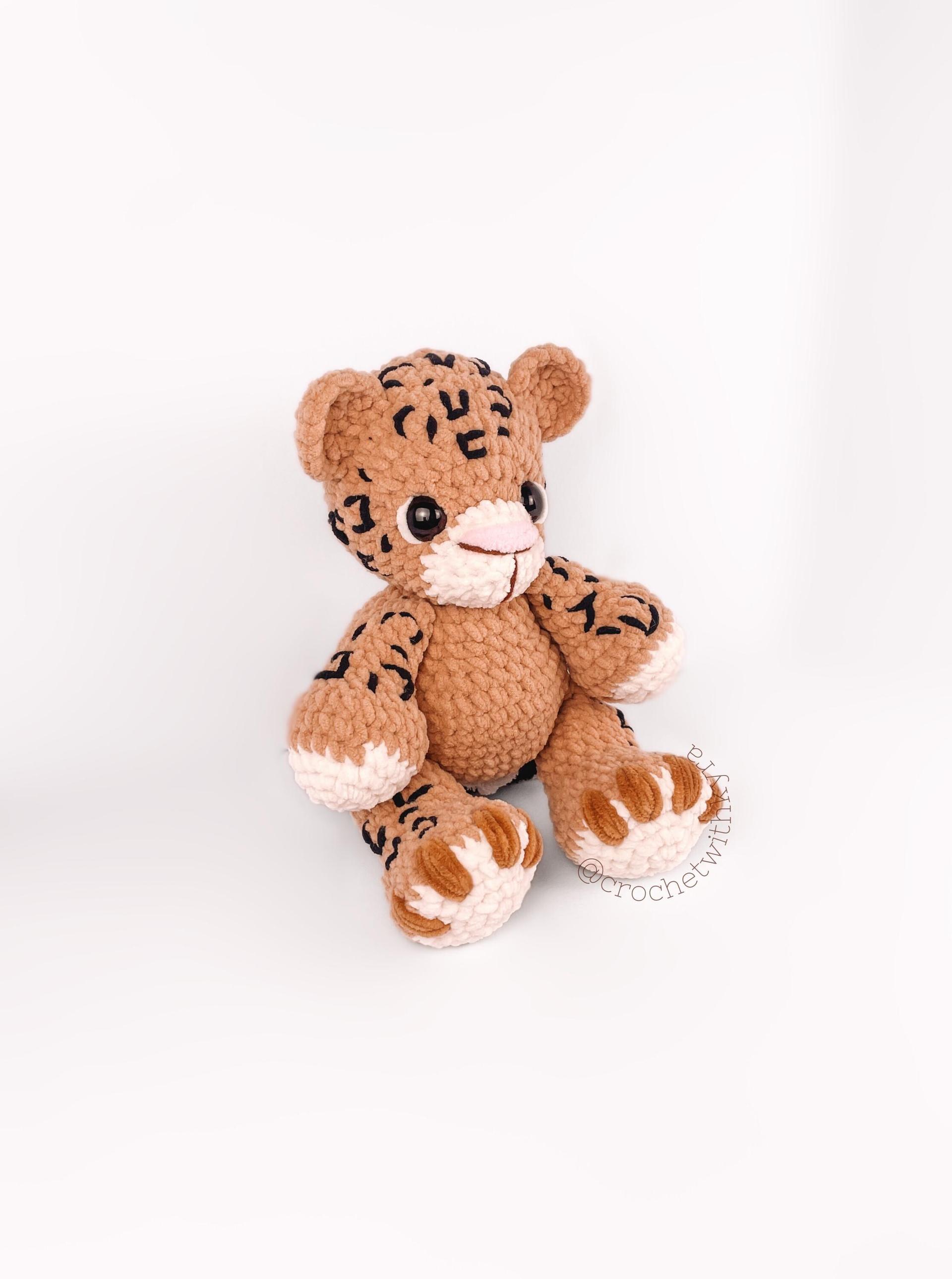 LEW SEW Cheetah Crochet Pattern Lion Amigurumi Pattern Safari Animal Crochet Handmade Toy tiger Crochet DIY Crochet Tutorial pdf Amigurumi thumbnail 3
