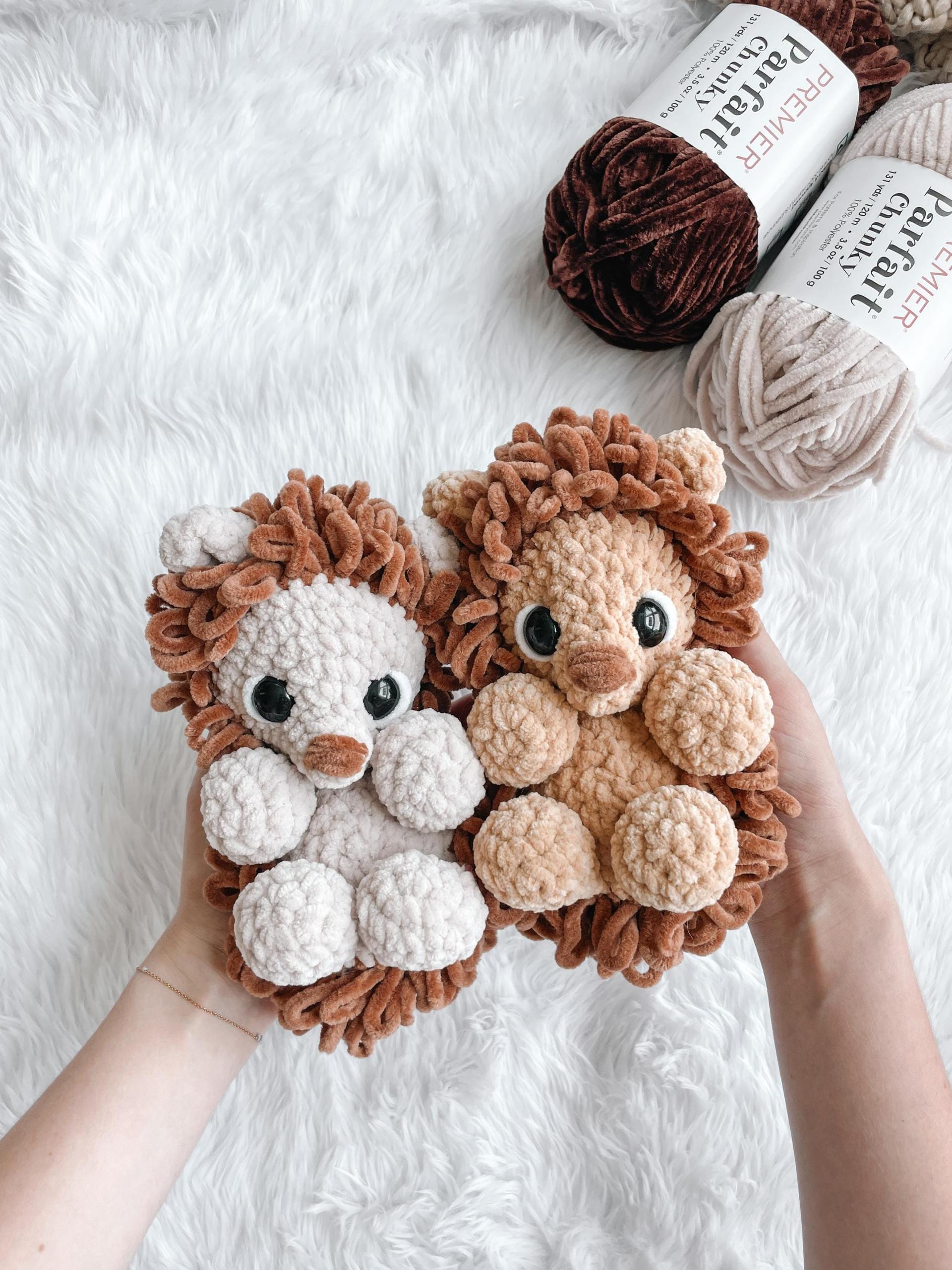 LOW SEW Hedgehog Crochet Pattern Hedgehog Amigurumi Pattern DIY Crochet Tutorial Porcupine Crochet Animal Patterns Amigurumi Pattern thumbnail 2