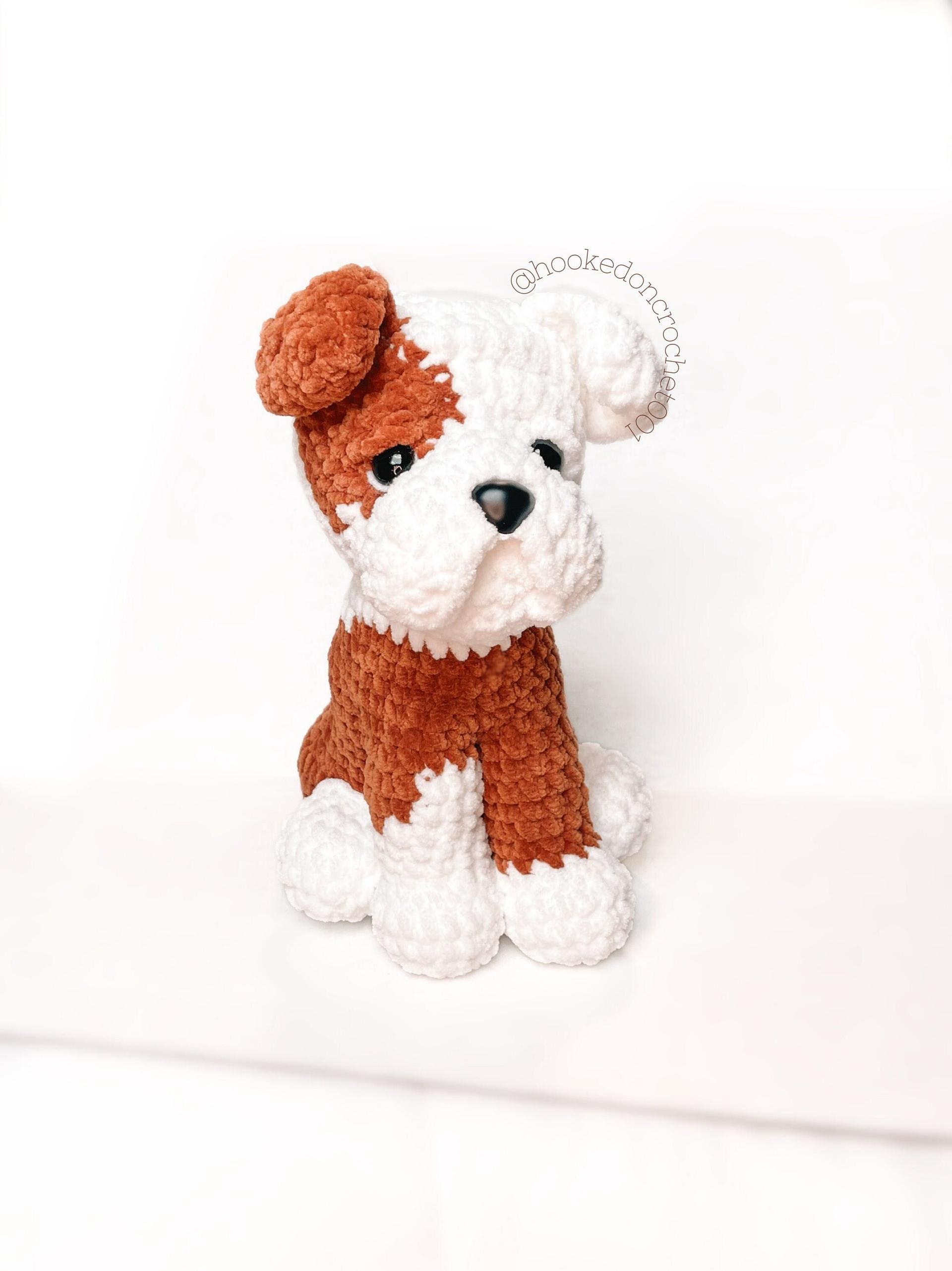 LOW SEW Bulldog Crochet Pattern Boxer Amigurumi Pattern Crochet Tutorial Puppy Crochet Animal Patterns Amigurumi Dog Pattern Puppy Crochet thumbnail 4