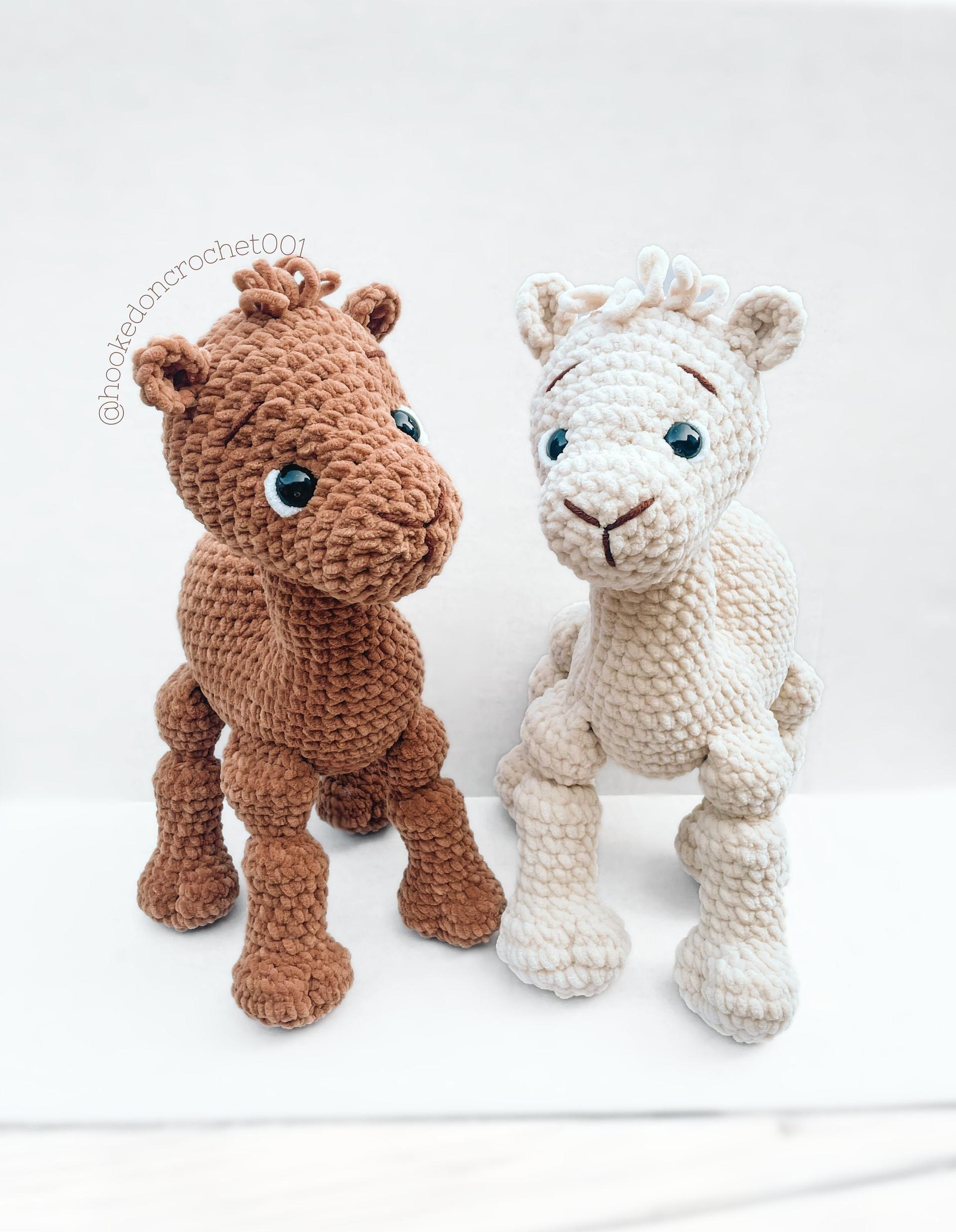 LOW SEW Camel Crochet Pattern Camel Amigurumi Pattern DIY Crochet Tutorial Camel Crochet Animal Patterns Amigurumi Horse Pattern Camel