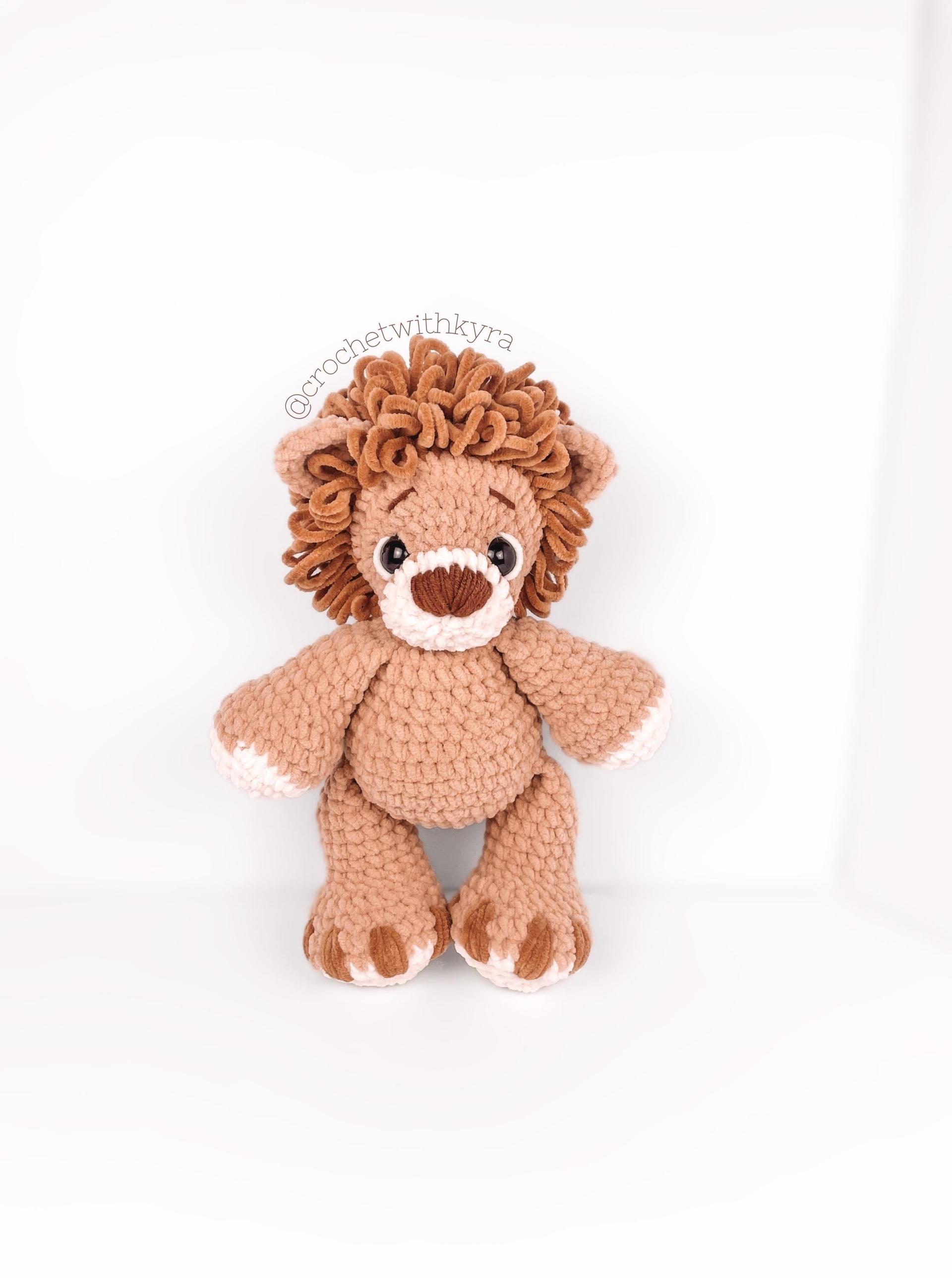 LOW SEW Lion Crochet Pattern Lion Amigurumi Pattern Safari Animal Crochet Handmade Toy tiger Crochet DIY Crochet Tutorial pdf Amigurumi thumbnail 3