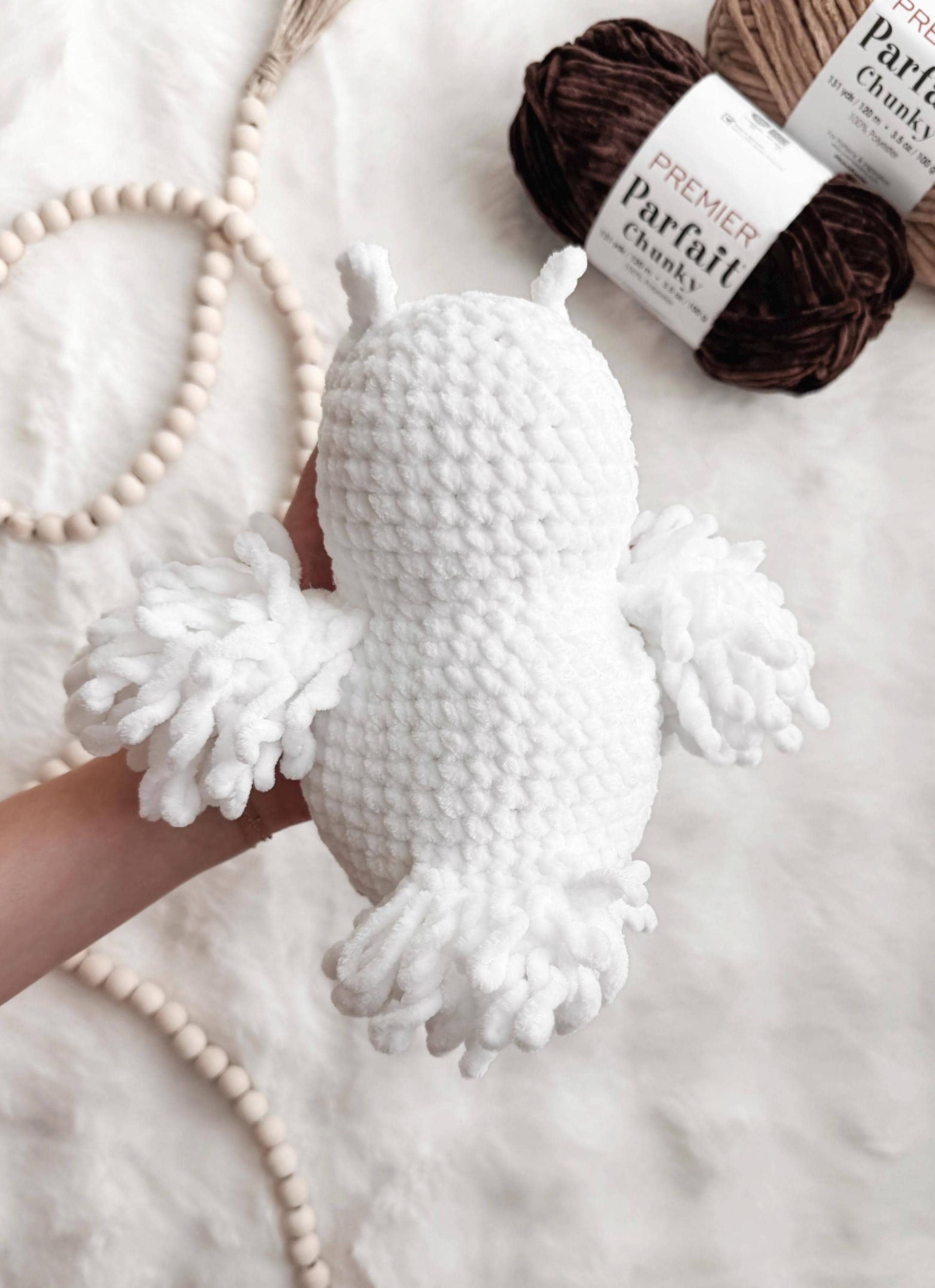NO SEW Owl Crochet Pattern Snow Owl Amigurumi Pattern DIY Crochet Tutorial Owl Crochet Animal Patterns Amigurumi Pattern thumbnail 8