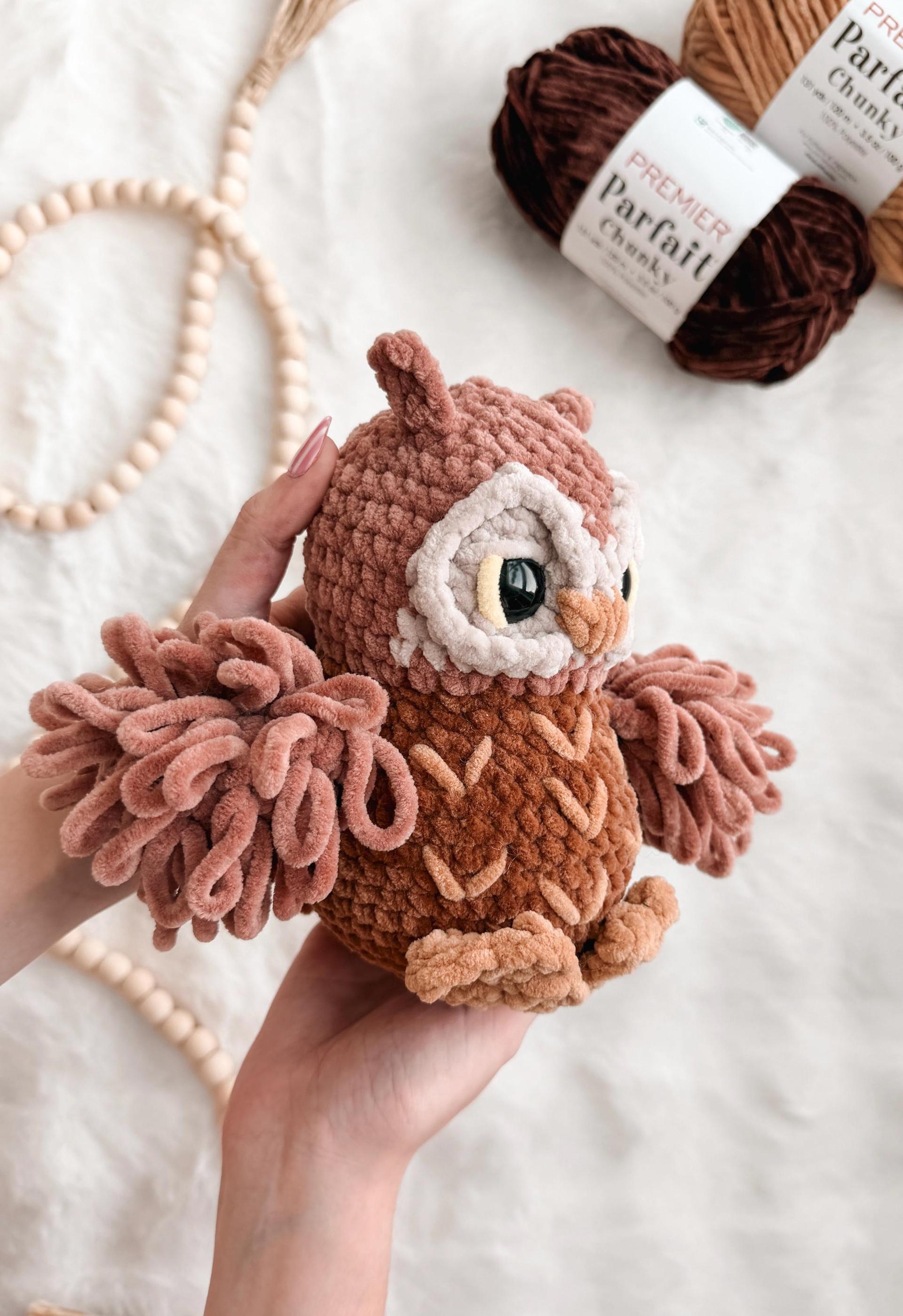 NO SEW Owl Crochet Pattern Snow Owl Amigurumi Pattern DIY Crochet Tutorial Owl Crochet Animal Patterns Amigurumi Pattern thumbnail 2