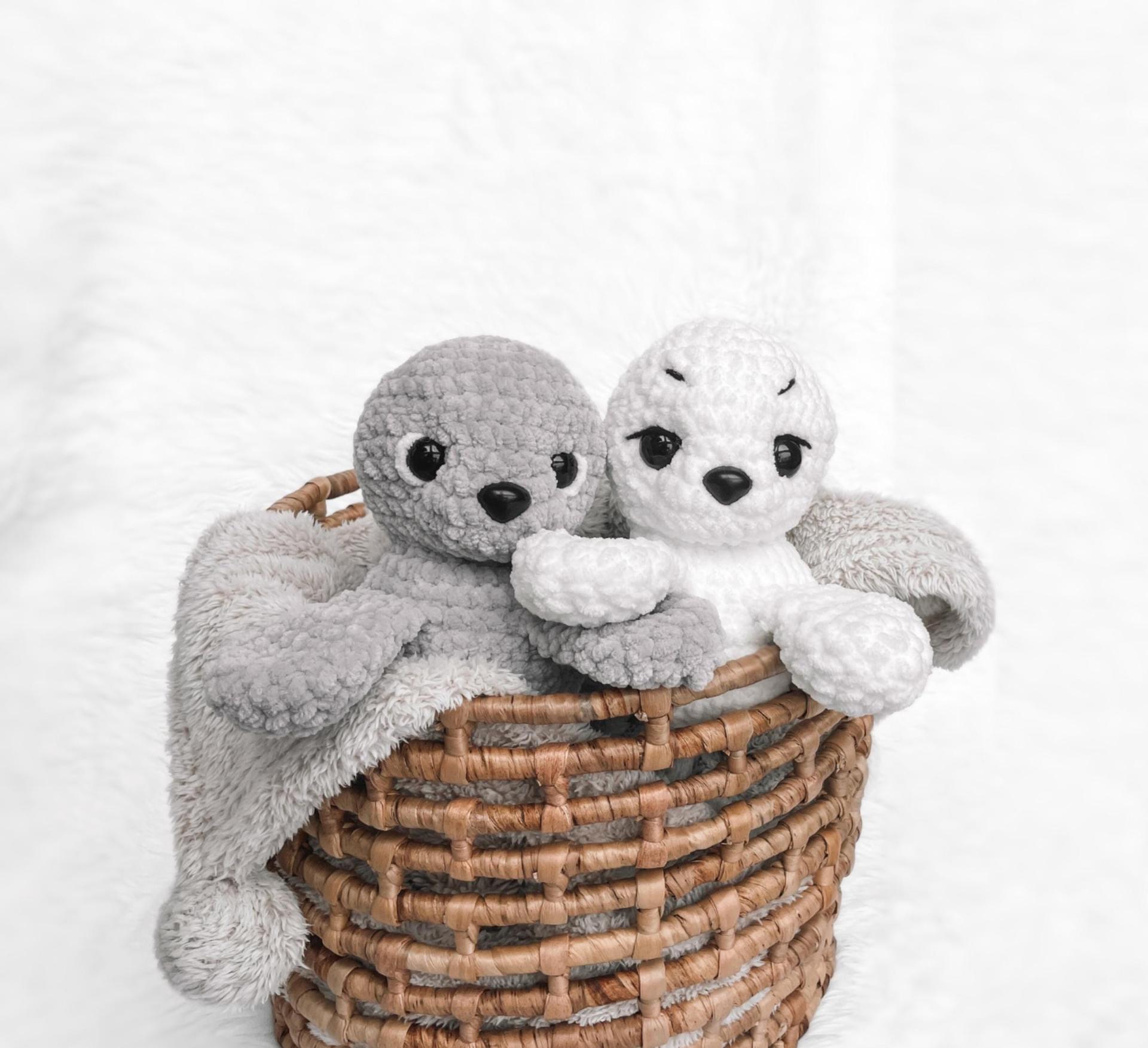 NO SEW Seal Crochet Pattern Seal Amigurumi Pattern Sea Animal Crochet Handmade Toy Whale Crochet DIY Crochet Tutorial Amigurumi Instructions thumbnail 4