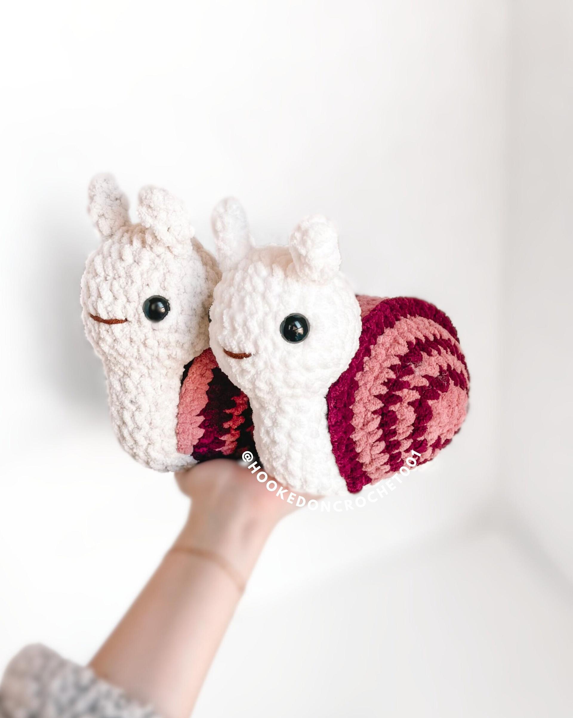 Snail Crochet Pattern Snail Amigurumi Pattern DIY Crochet Tutorial Snail Crochet Animal Patterns Amigurumi Snail Plushie Cute Toy Slug thumbnail 3