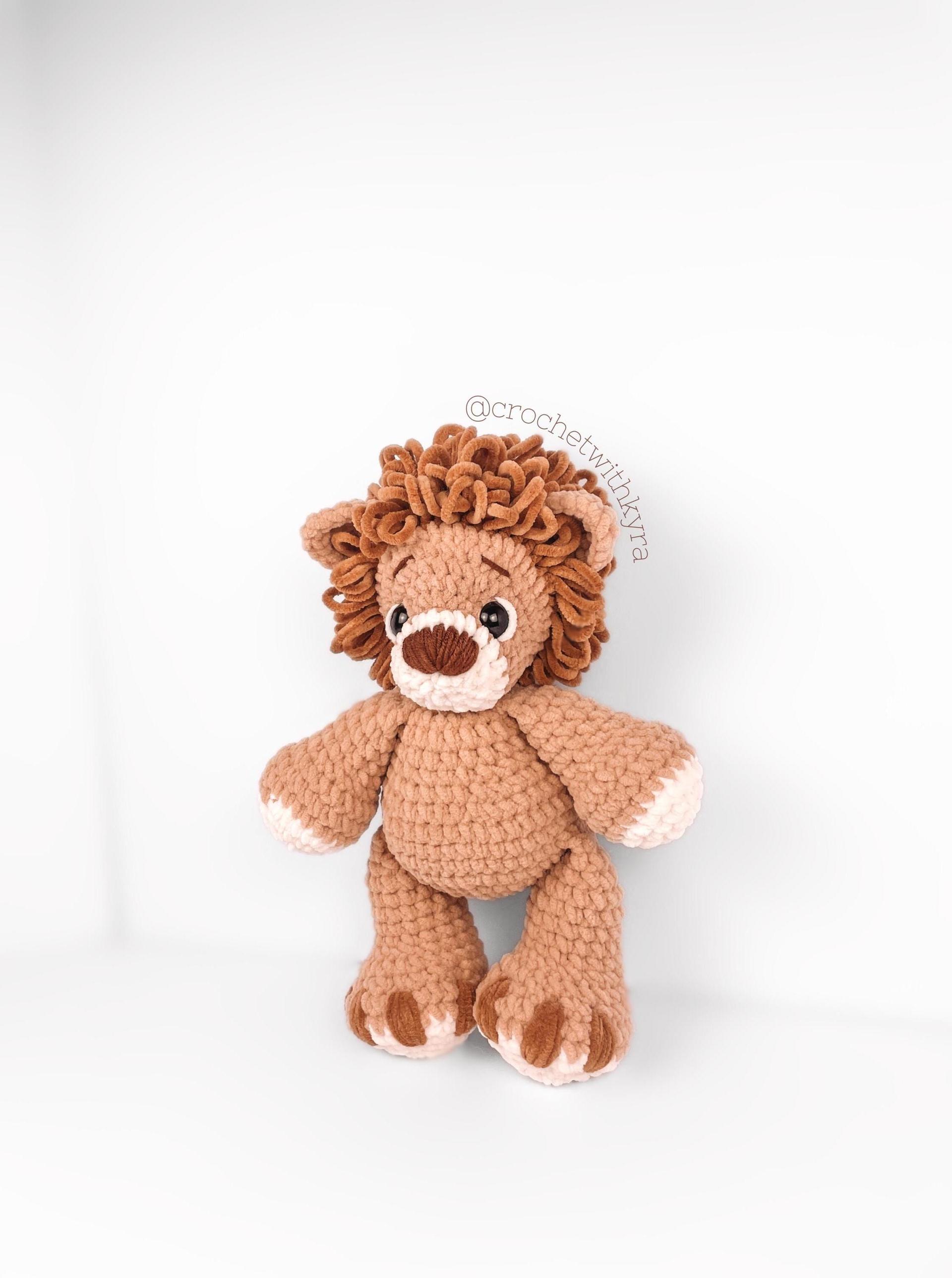 LOW SEW Lion Crochet Pattern Lion Amigurumi Pattern Safari Animal Crochet Handmade Toy tiger Crochet DIY Crochet Tutorial pdf Amigurumi thumbnail 8