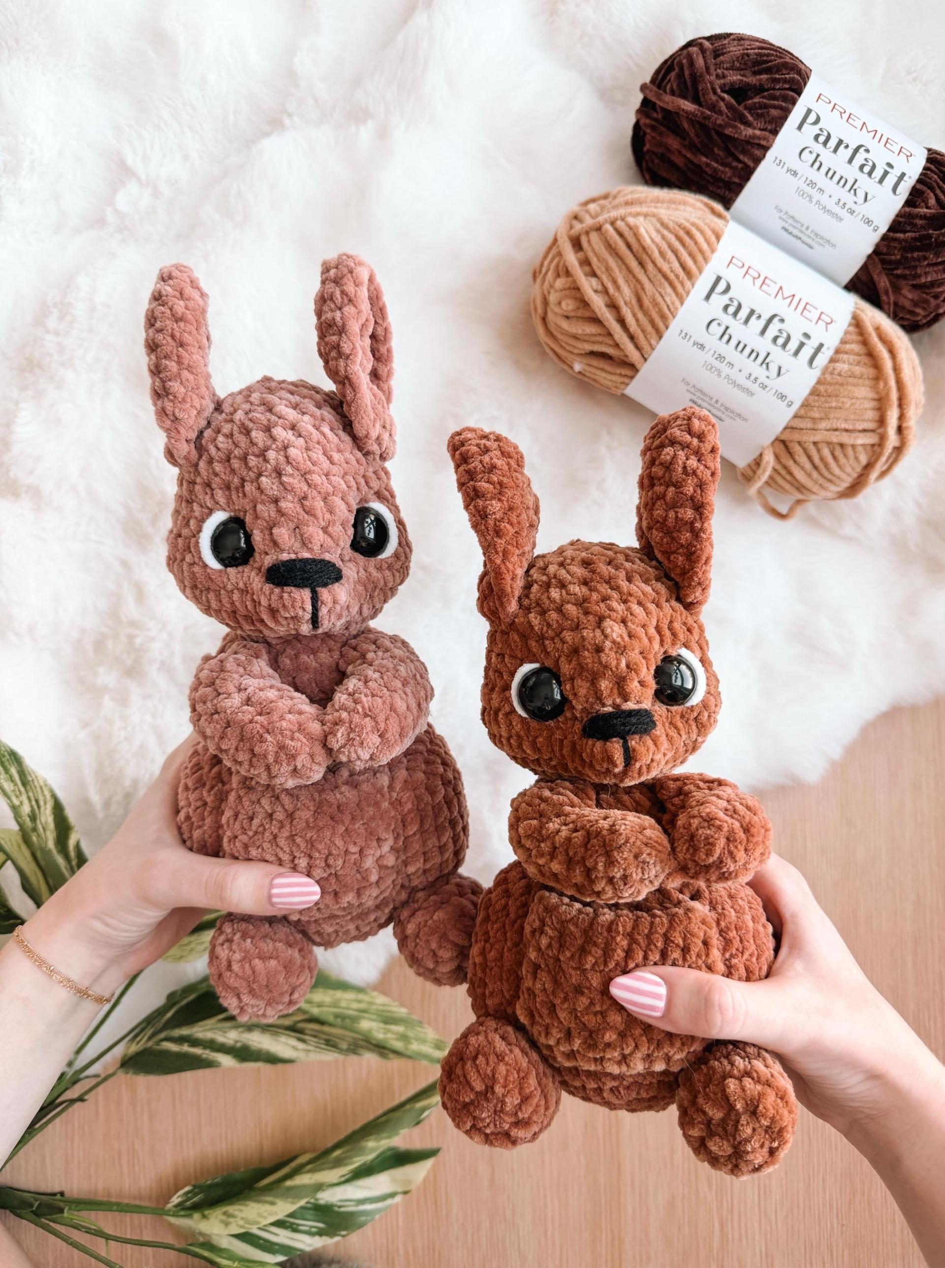 LOW SEW Kangaroo Crochet Pattern Kangaroo Amigurumi Pattern DIY Crochet Tutorial Animal Patterns Amigurumi Kangaroo Pattern thumbnail 6