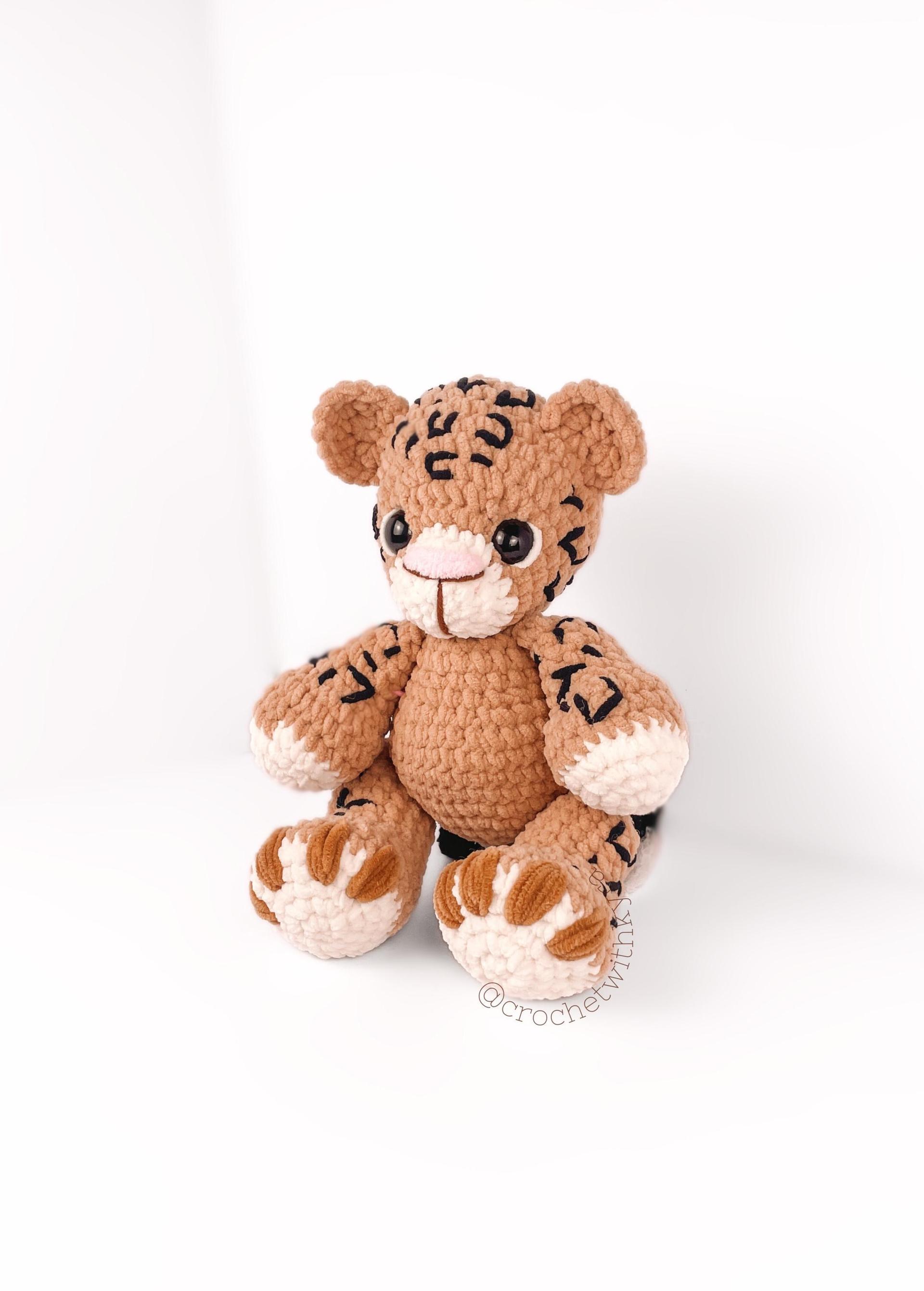 LEW SEW Cheetah Crochet Pattern Lion Amigurumi Pattern Safari Animal Crochet Handmade Toy tiger Crochet DIY Crochet Tutorial pdf Amigurumi thumbnail 4
