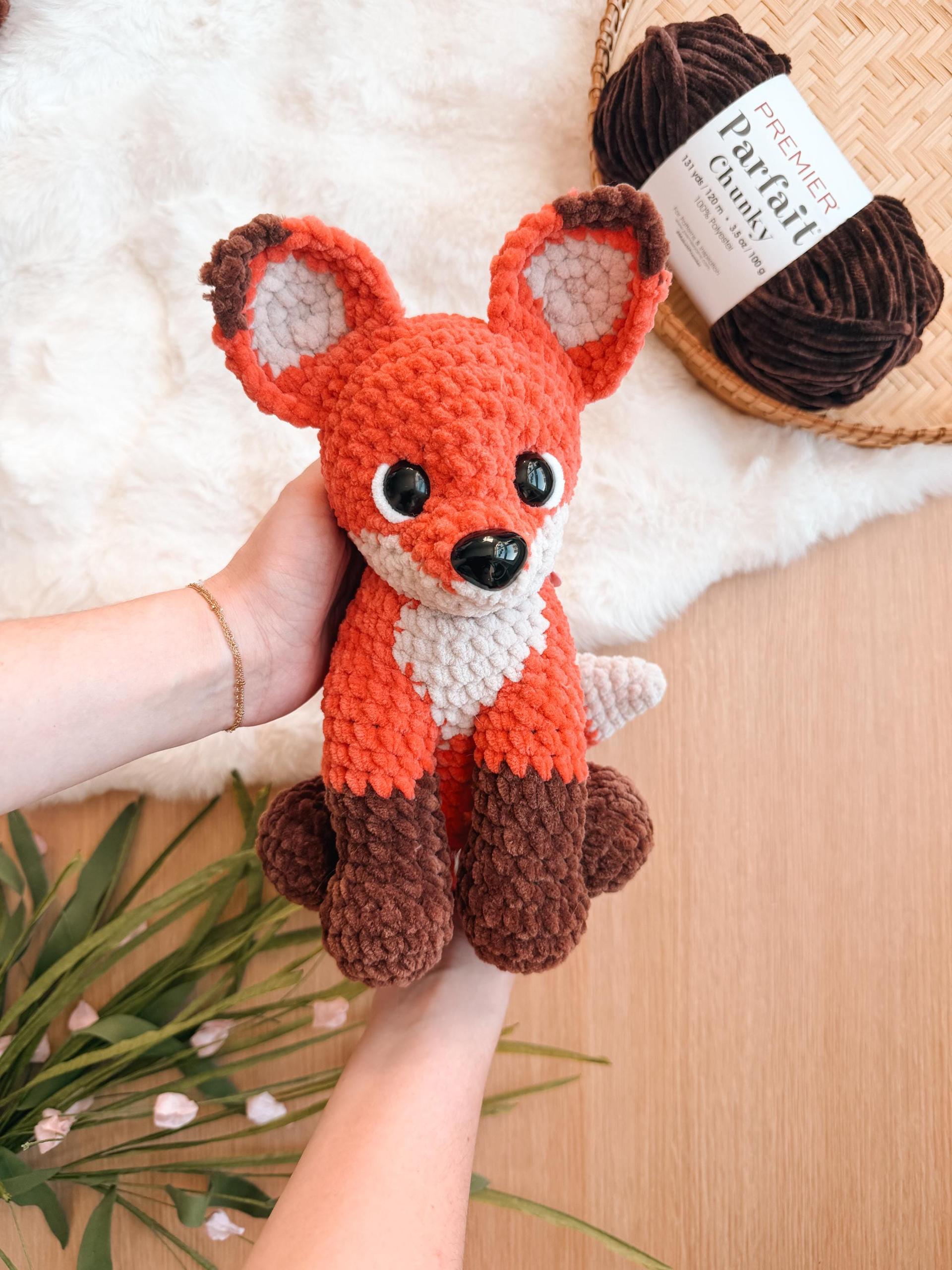LOW SEW Fox Crochet Pattern Wolf Amigurumi Pattern Woodland Animal Crochet Handmade Toy Fox Crochet DIY Crochet Tutorial pdf Amigurumi thumbnail 6