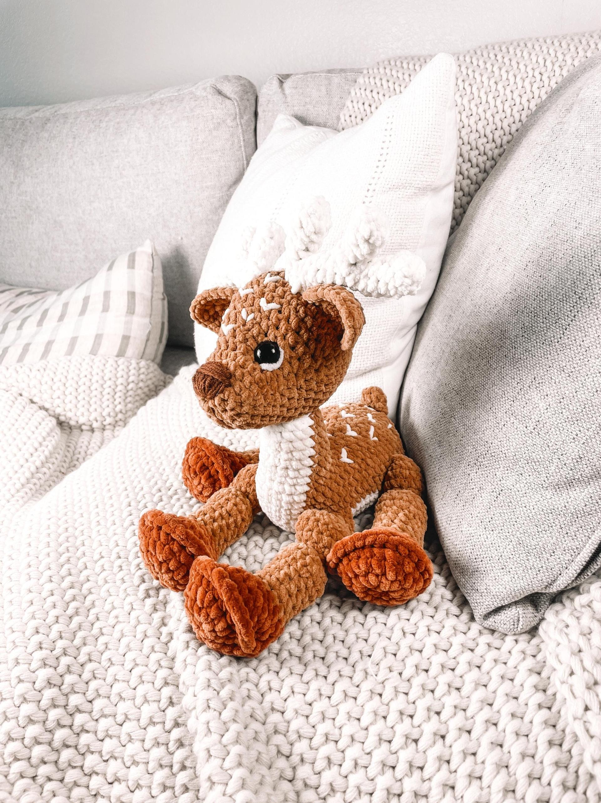 LOW SEW Deer Crochet Pattern Reindeer Amigurumi Pattern DIY Crochet Tutorial Deer Crochet Animal Patterns Amigurumi Reindeer Pattern Deer thumbnail 5