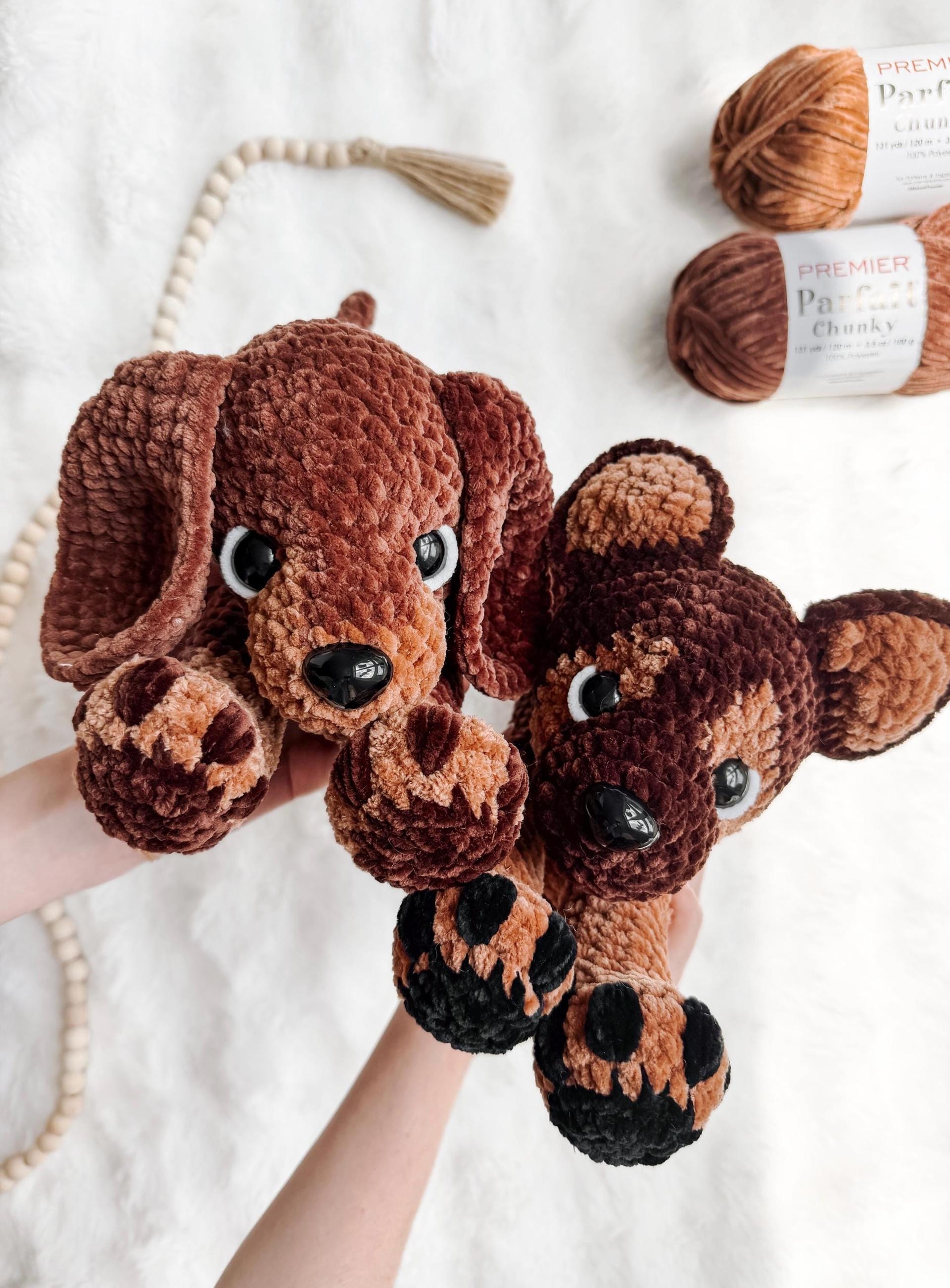 LOW SEW Crochet Dog Pattern Bundle Pattern, Splooting, Standing, Sitting, Playing, and Sleeping Body Styles! thumbnail 7