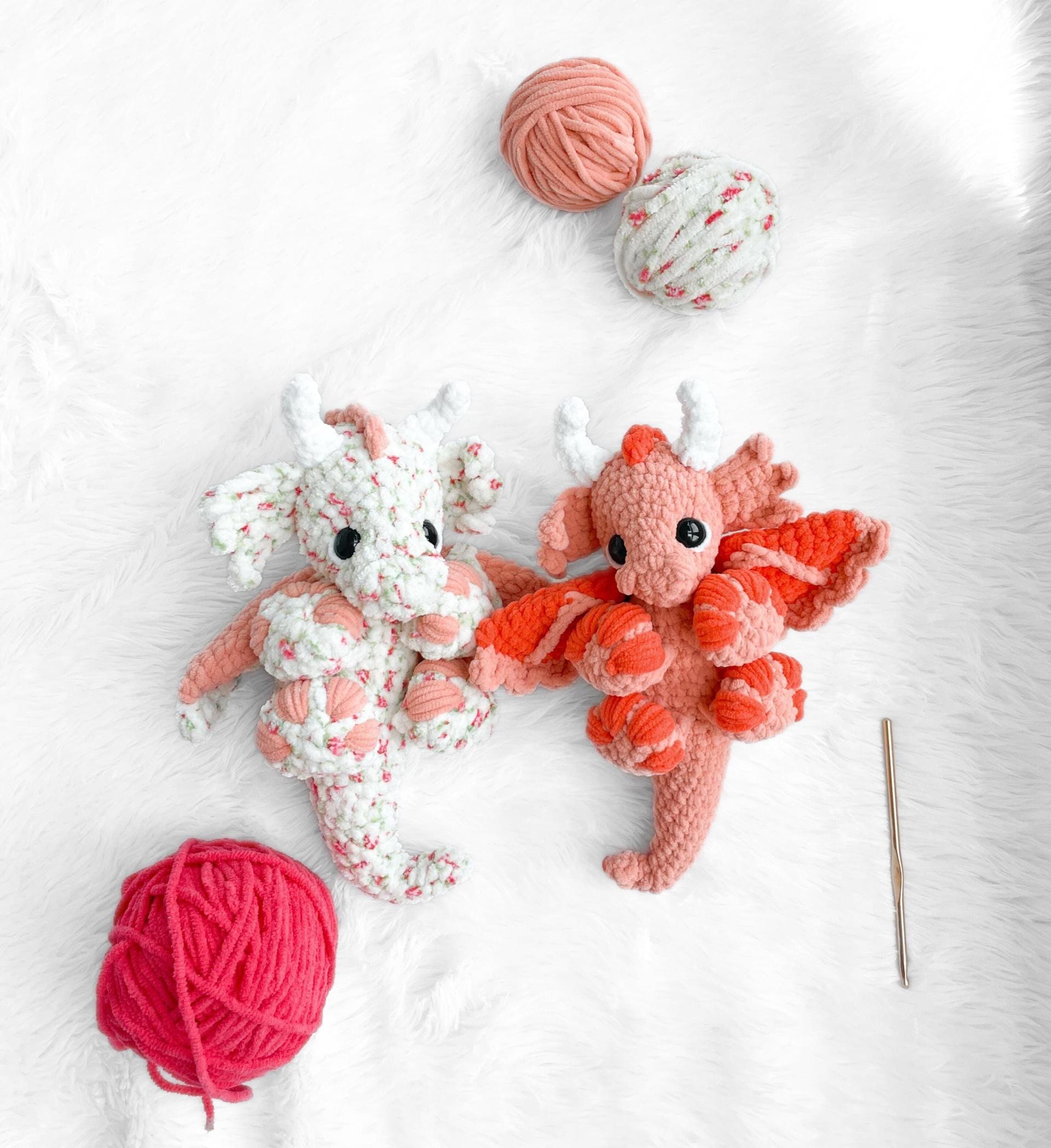 NO SEW Dragon Crochet Pattern Dragon Amigurumi Pattern DIY Crochet Tutorial Dino Crochet Animal Patterns Amigurumi dino Plush Cute Toy Dino thumbnail 3