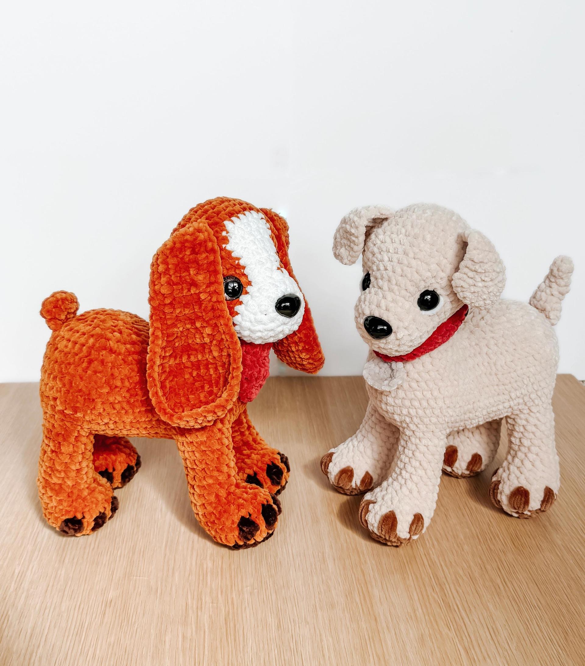 LOW SEW Standing Puppy Crochet Pattern, Labrador and Cavalier Amigurumi Tutorial (PDF Pattern) thumbnail 7